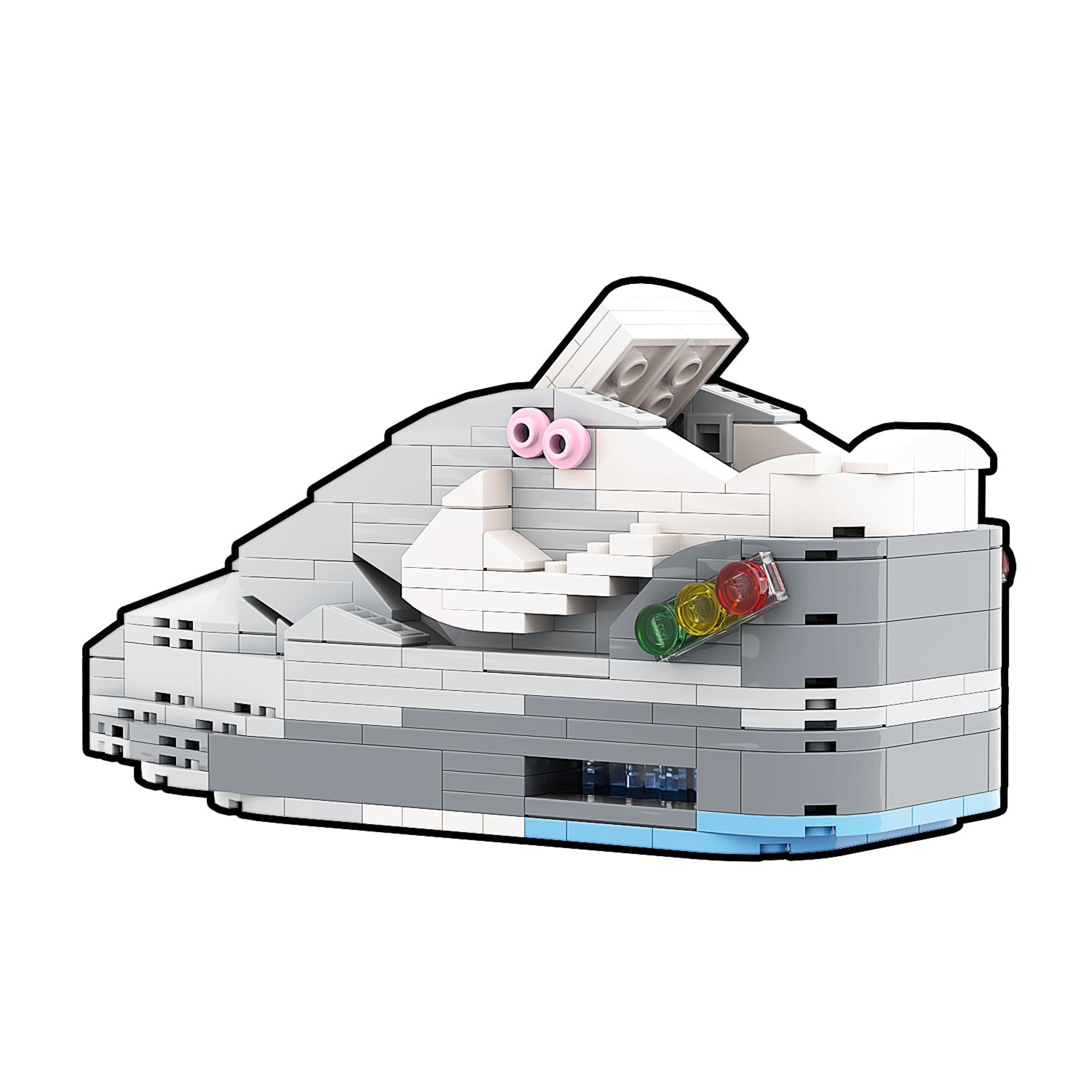 Alternate View 13 of REGULAR Air Max 1 "Mags MOC" Sneaker Bricks with Mini Figure