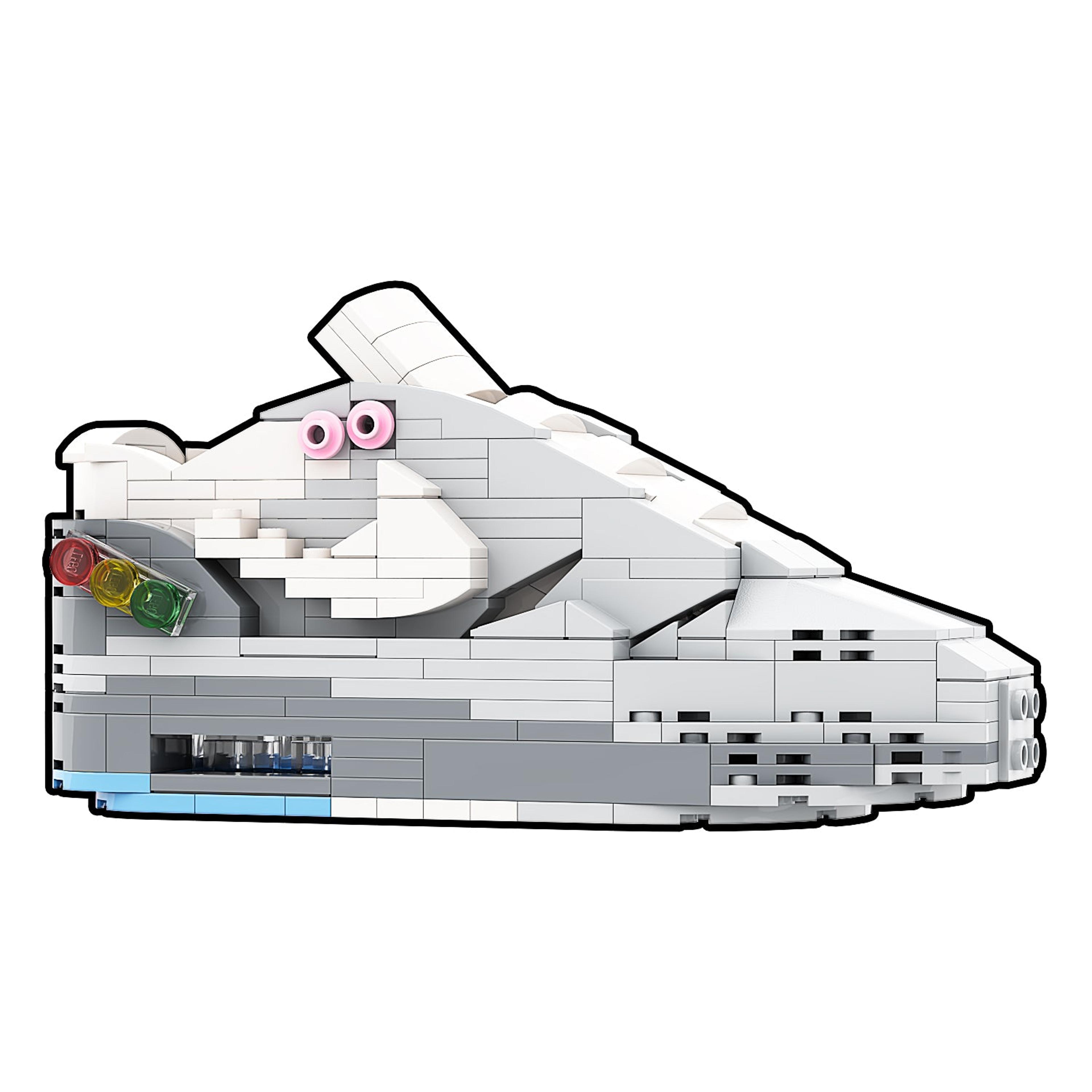 Alternate View 15 of REGULAR Air Max 1 "Mags MOC" Sneaker Bricks with Mini Figure