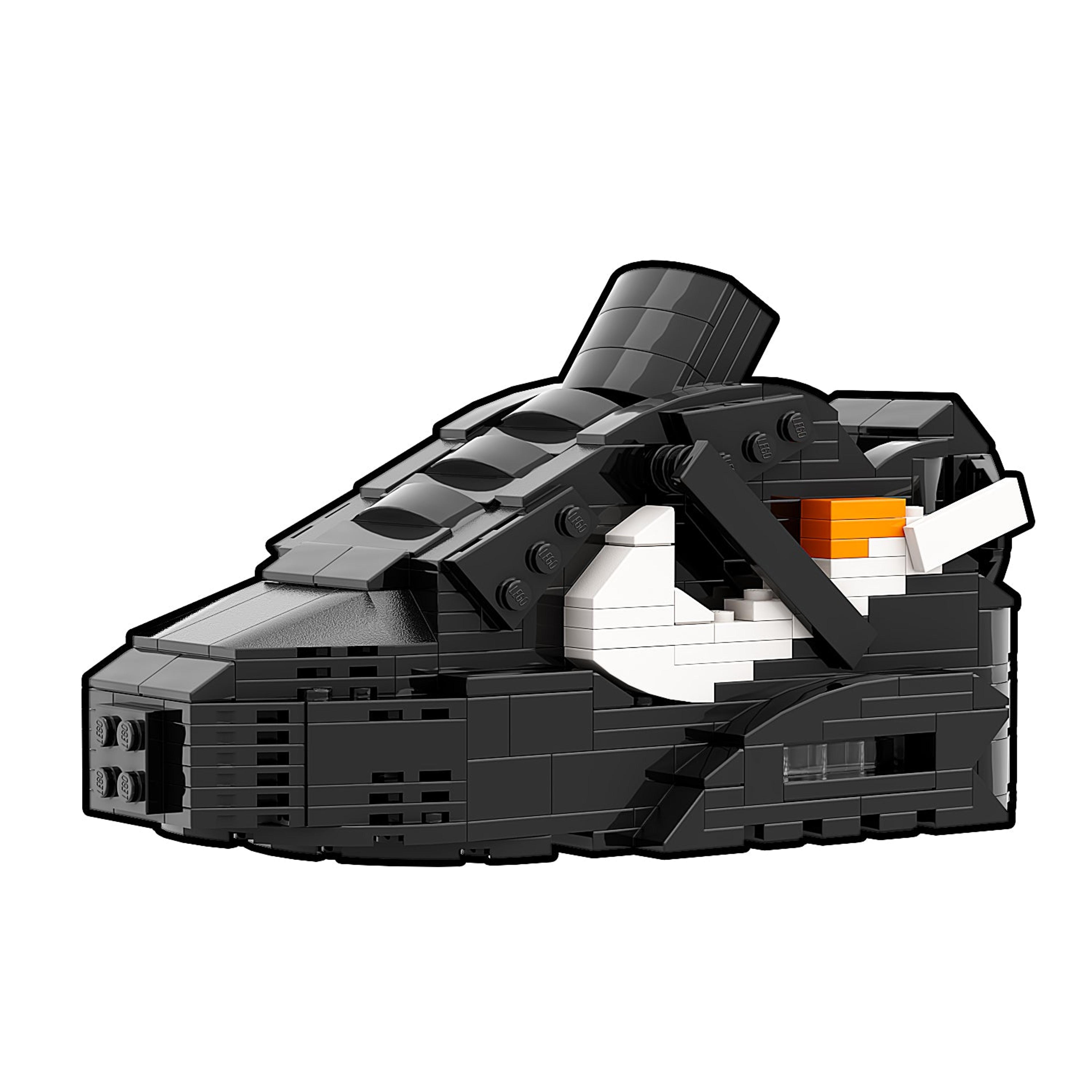 Alternate View 2 of REGULAR Air Max 90 "Off-White Black" Sneaker Bricks with Mini Fi