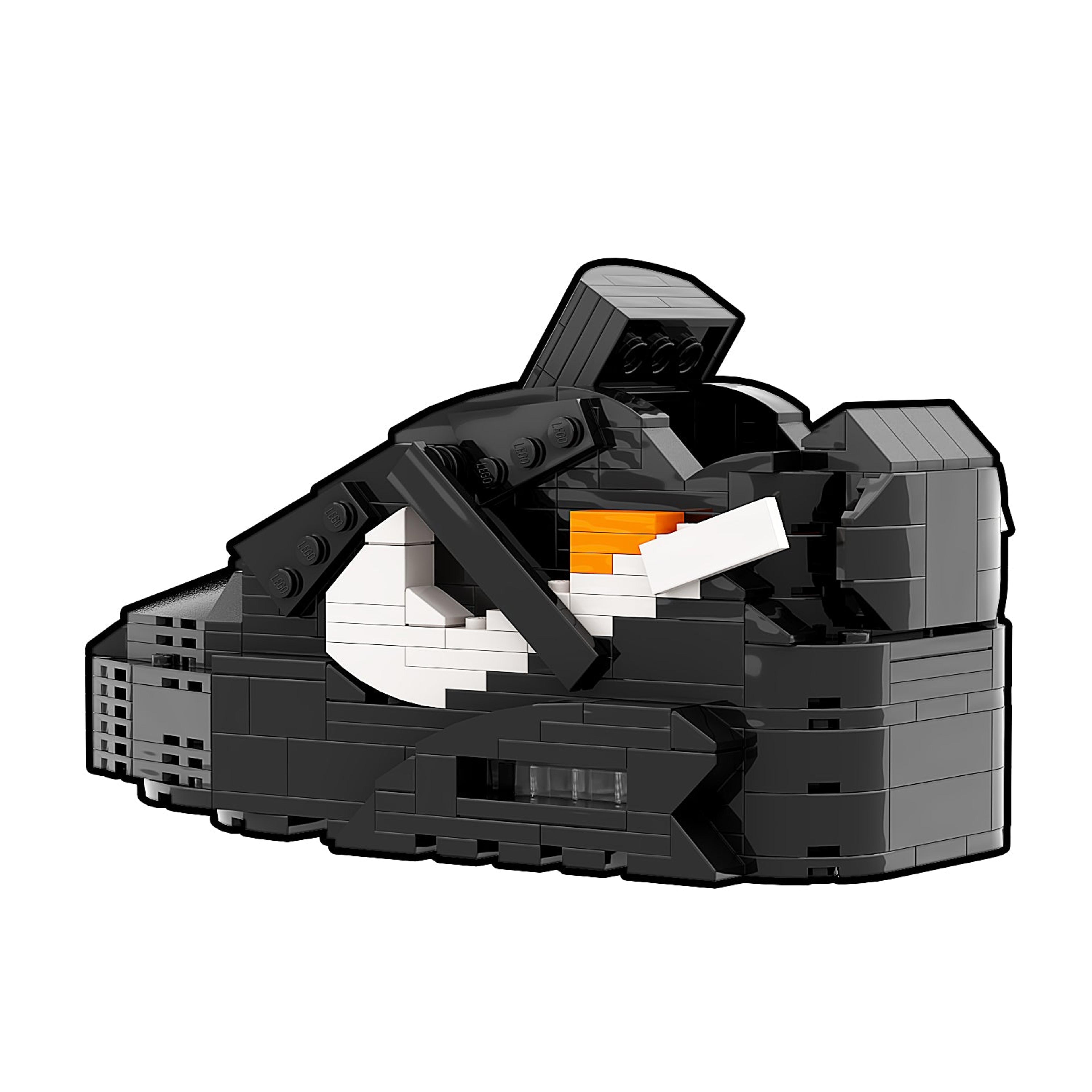 Alternate View 3 of REGULAR Air Max 90 "Off-White Black" Sneaker Bricks with Mini Fi