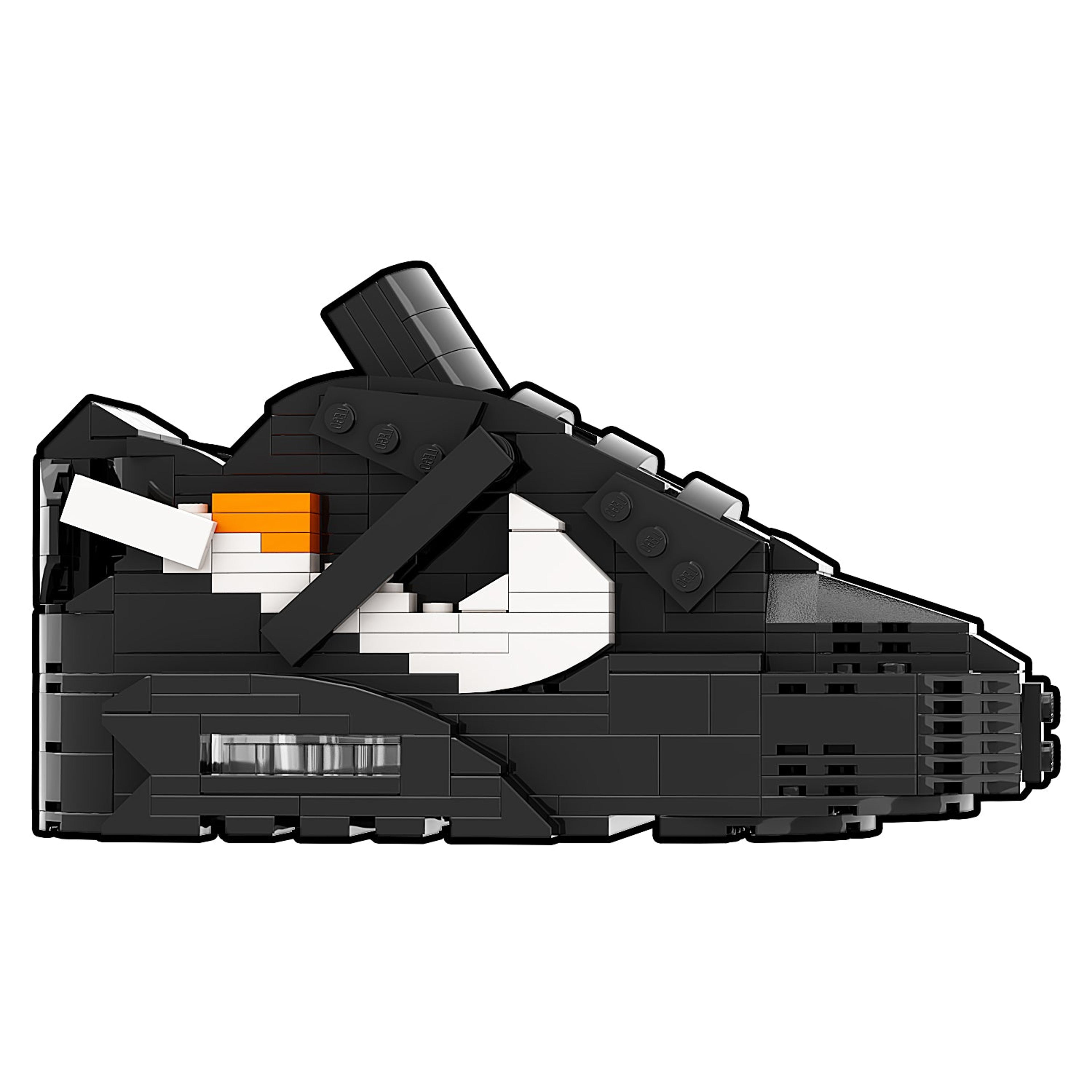 Alternate View 4 of REGULAR Air Max 90 "Off-White Black" Sneaker Bricks with Mini Fi