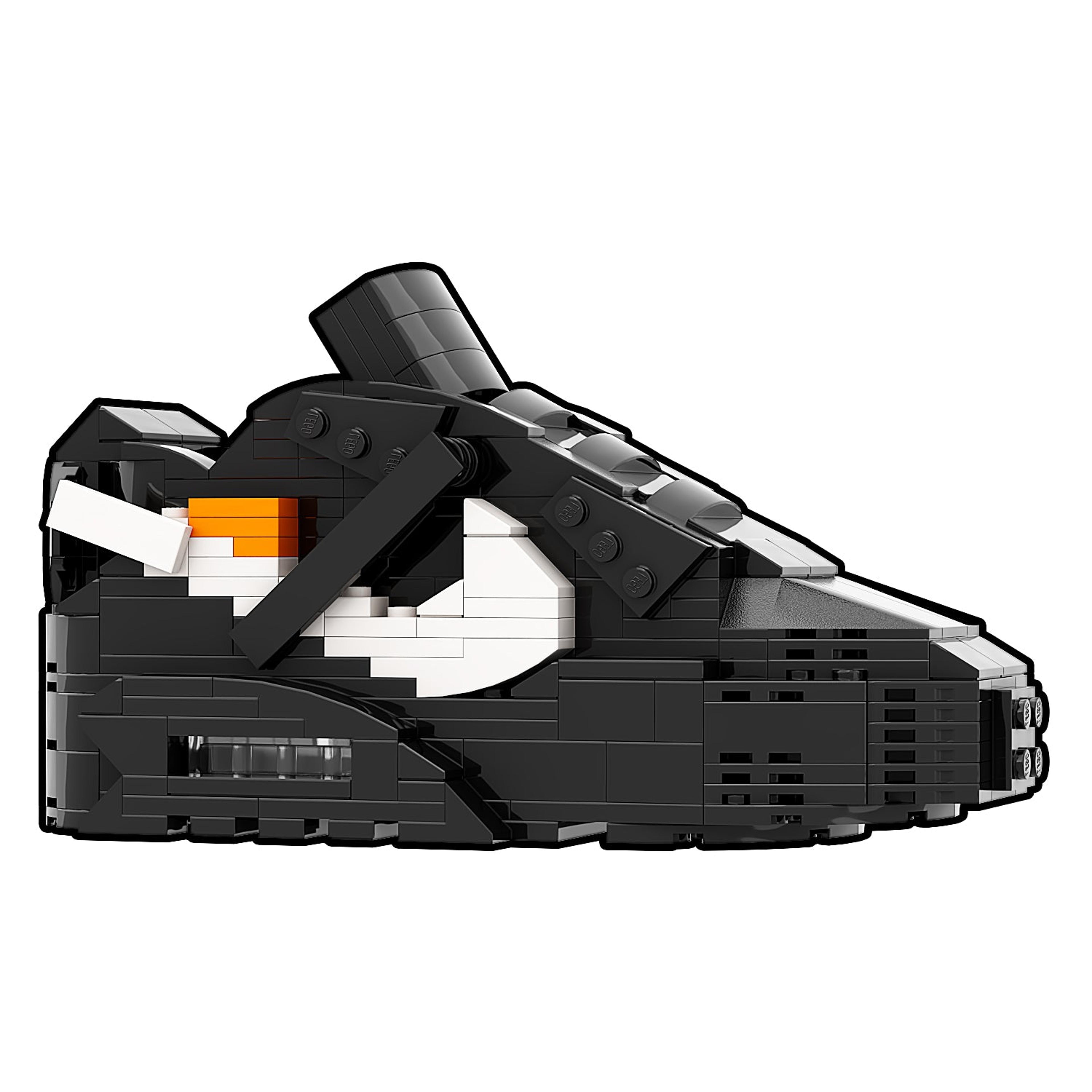 Alternate View 5 of REGULAR Air Max 90 "Off-White Black" Sneaker Bricks with Mini Fi