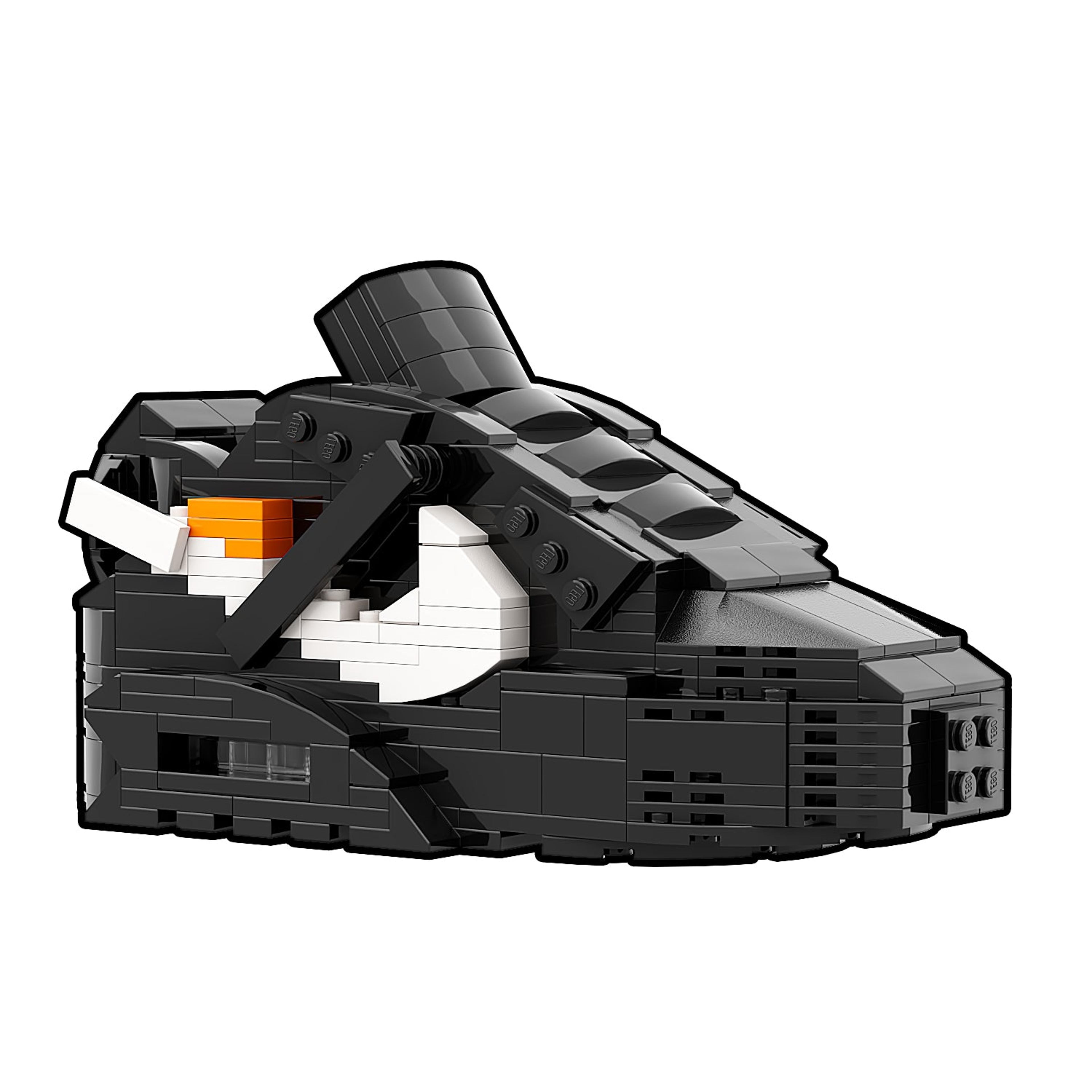 Alternate View 6 of REGULAR Air Max 90 "Off-White Black" Sneaker Bricks with Mini Fi