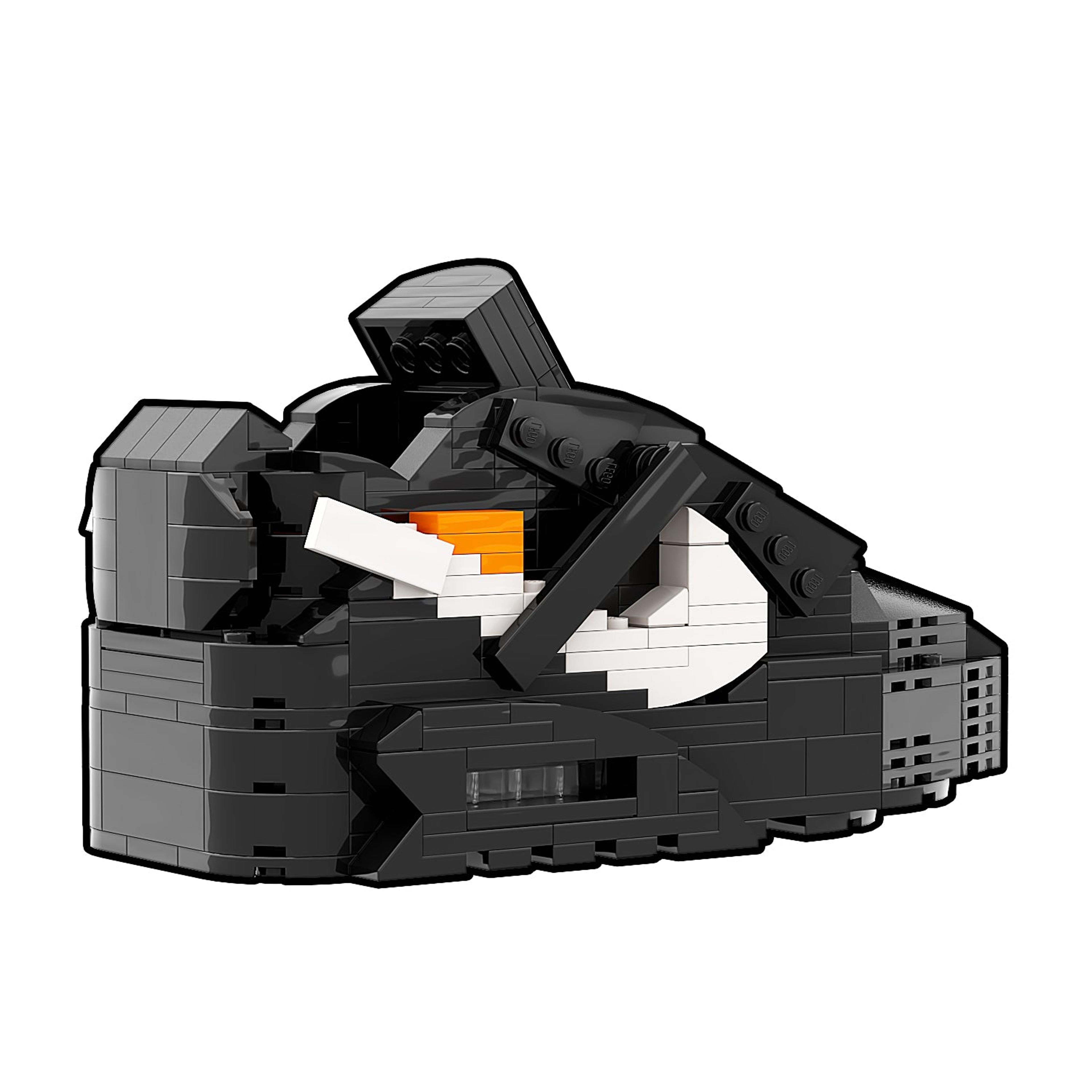 Alternate View 7 of REGULAR Air Max 90 "Off-White Black" Sneaker Bricks with Mini Fi