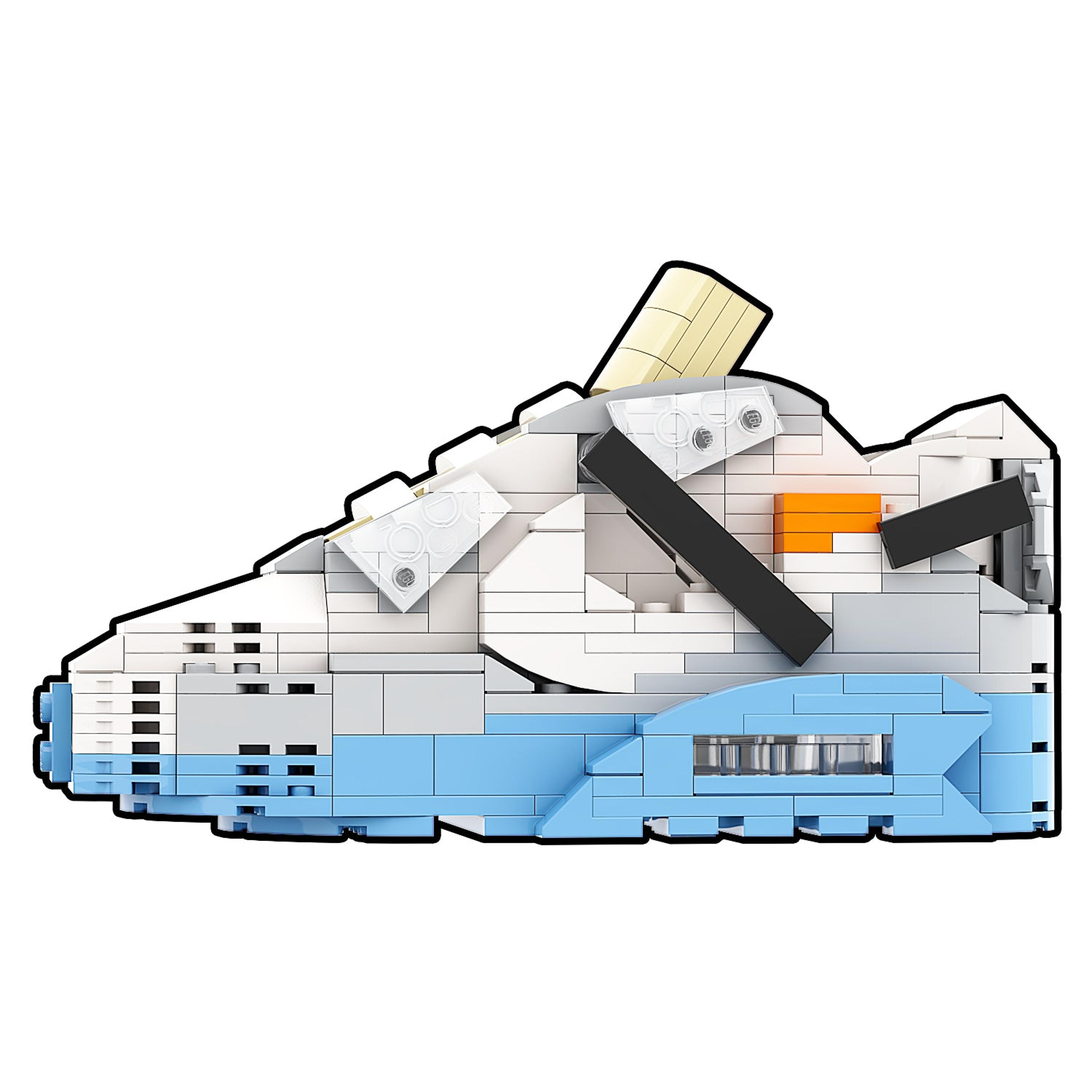 Alternate View 1 of REGULAR Air Max 90 "Off-White White" Sneaker Bricks with Mini Fi