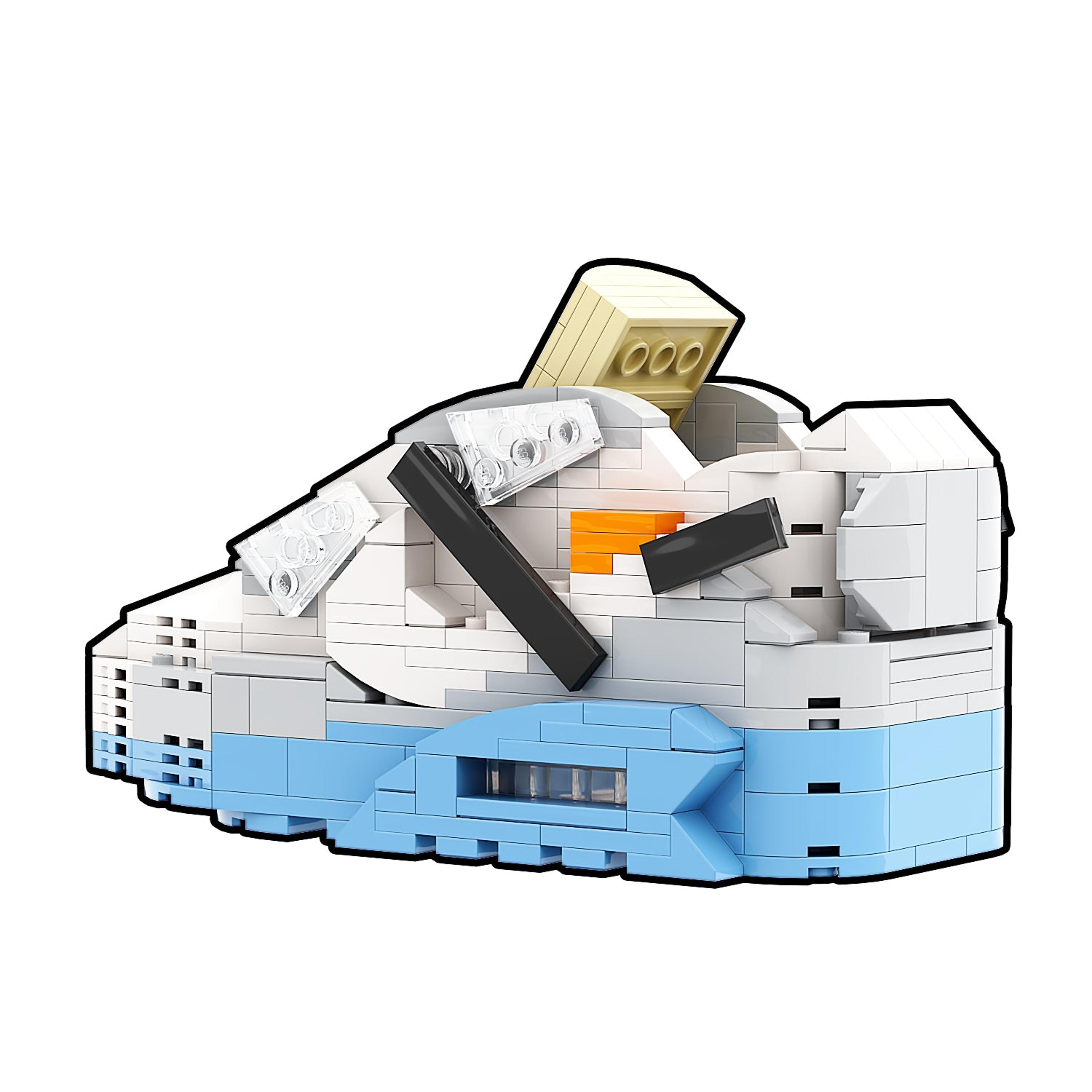 Alternate View 3 of REGULAR Air Max 90 "Off-White White" Sneaker Bricks with Mini Fi