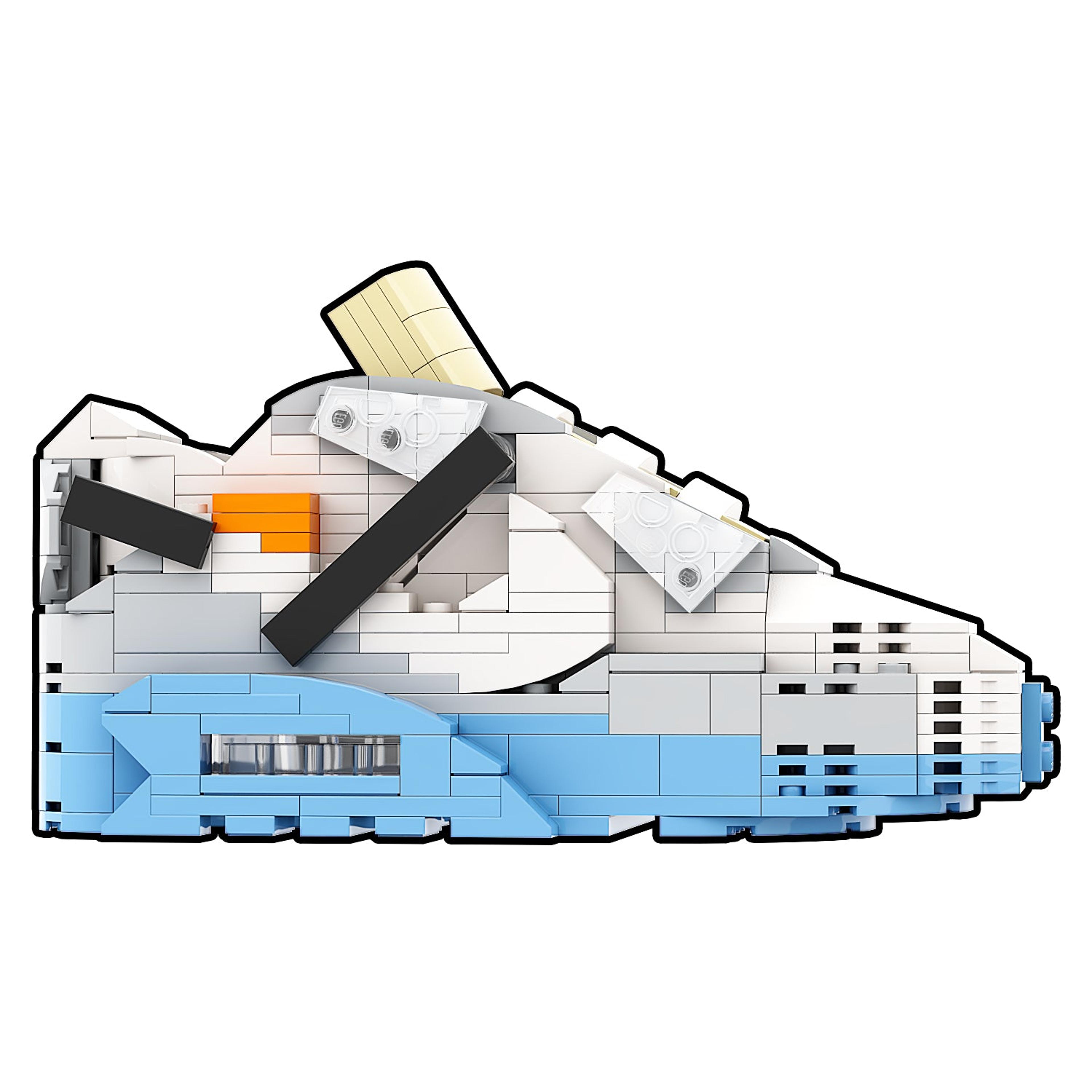 Alternate View 4 of REGULAR Air Max 90 "Off-White White" Sneaker Bricks with Mini Fi