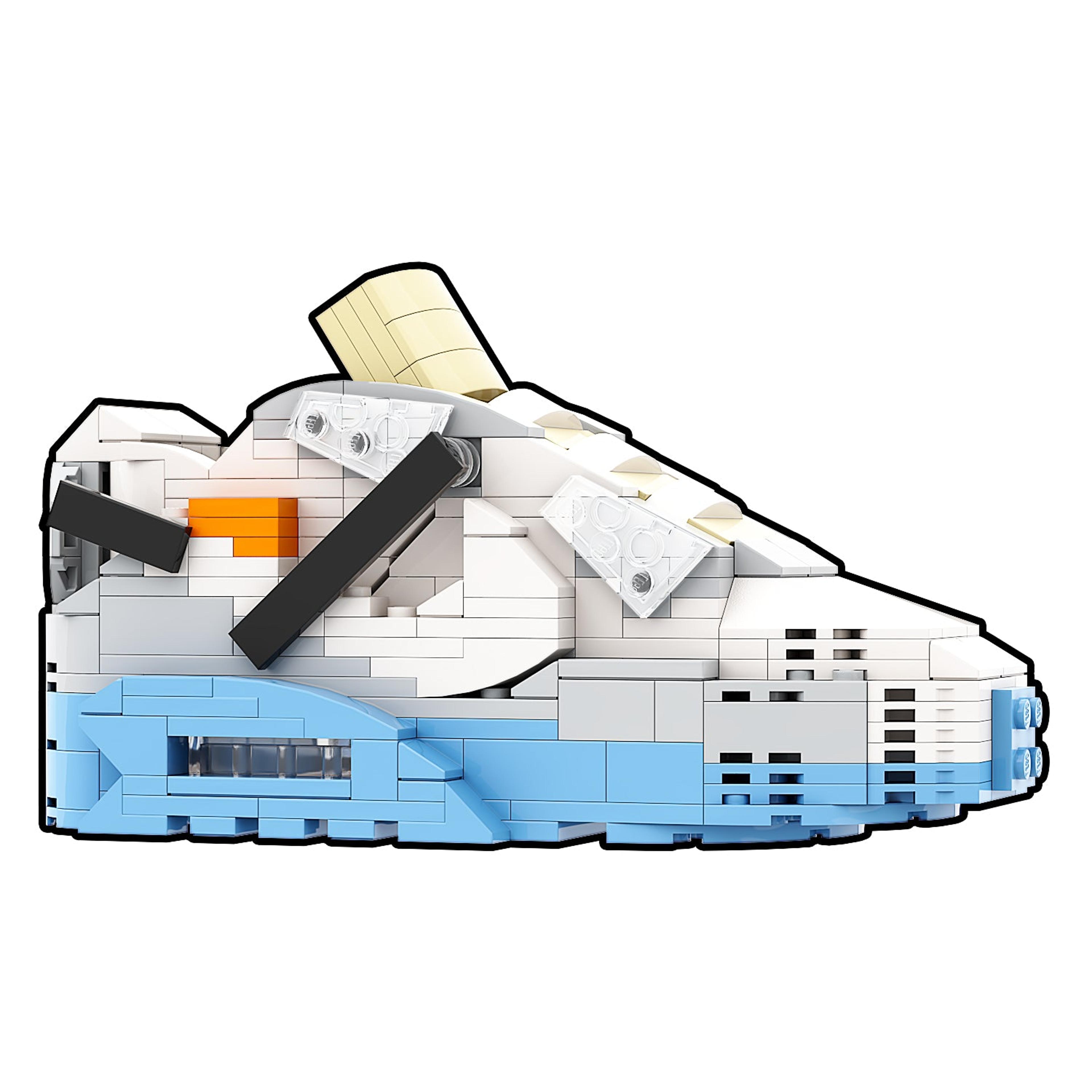 Alternate View 5 of REGULAR Air Max 90 "Off-White White" Sneaker Bricks with Mini Fi