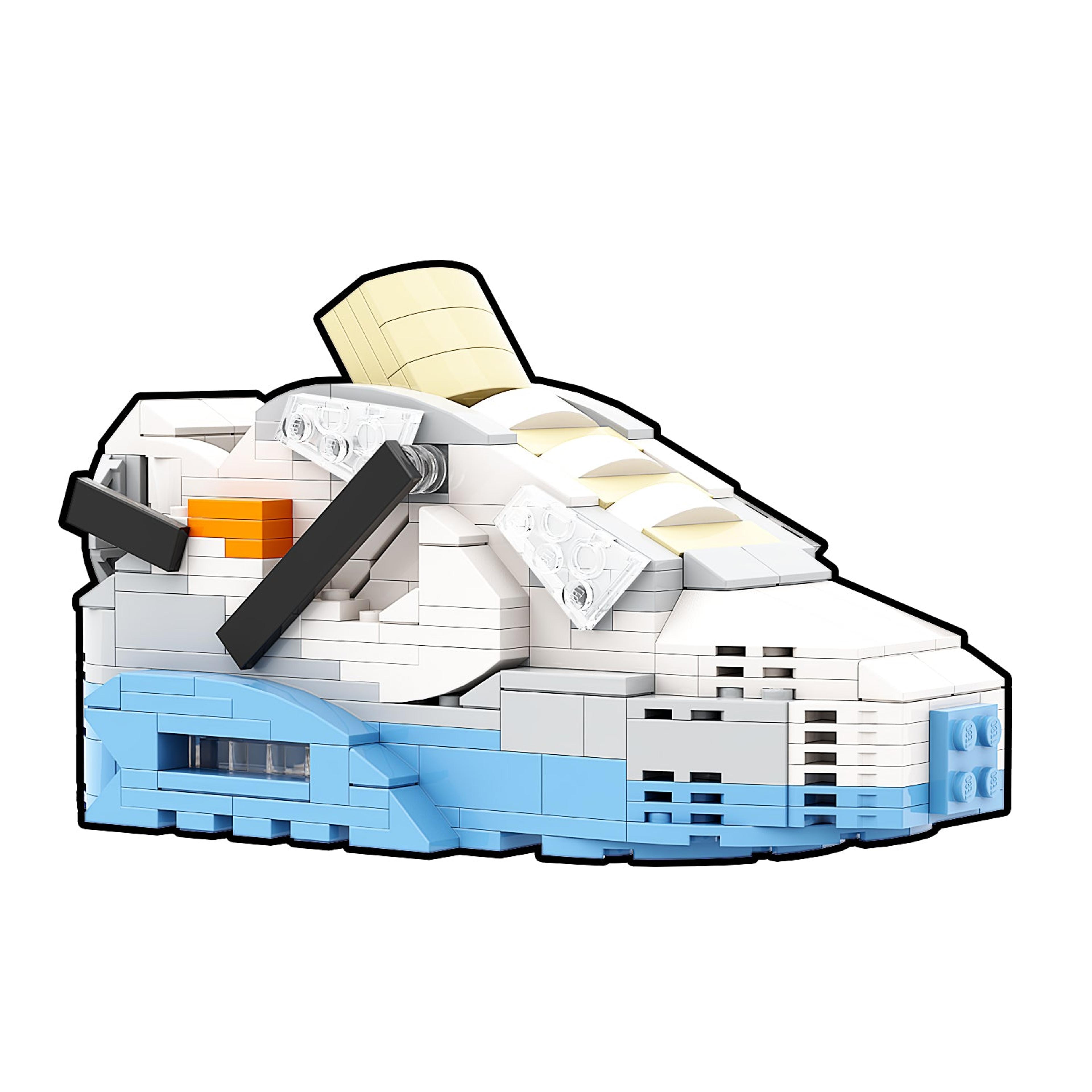 Alternate View 6 of REGULAR Air Max 90 "Off-White White" Sneaker Bricks with Mini Fi