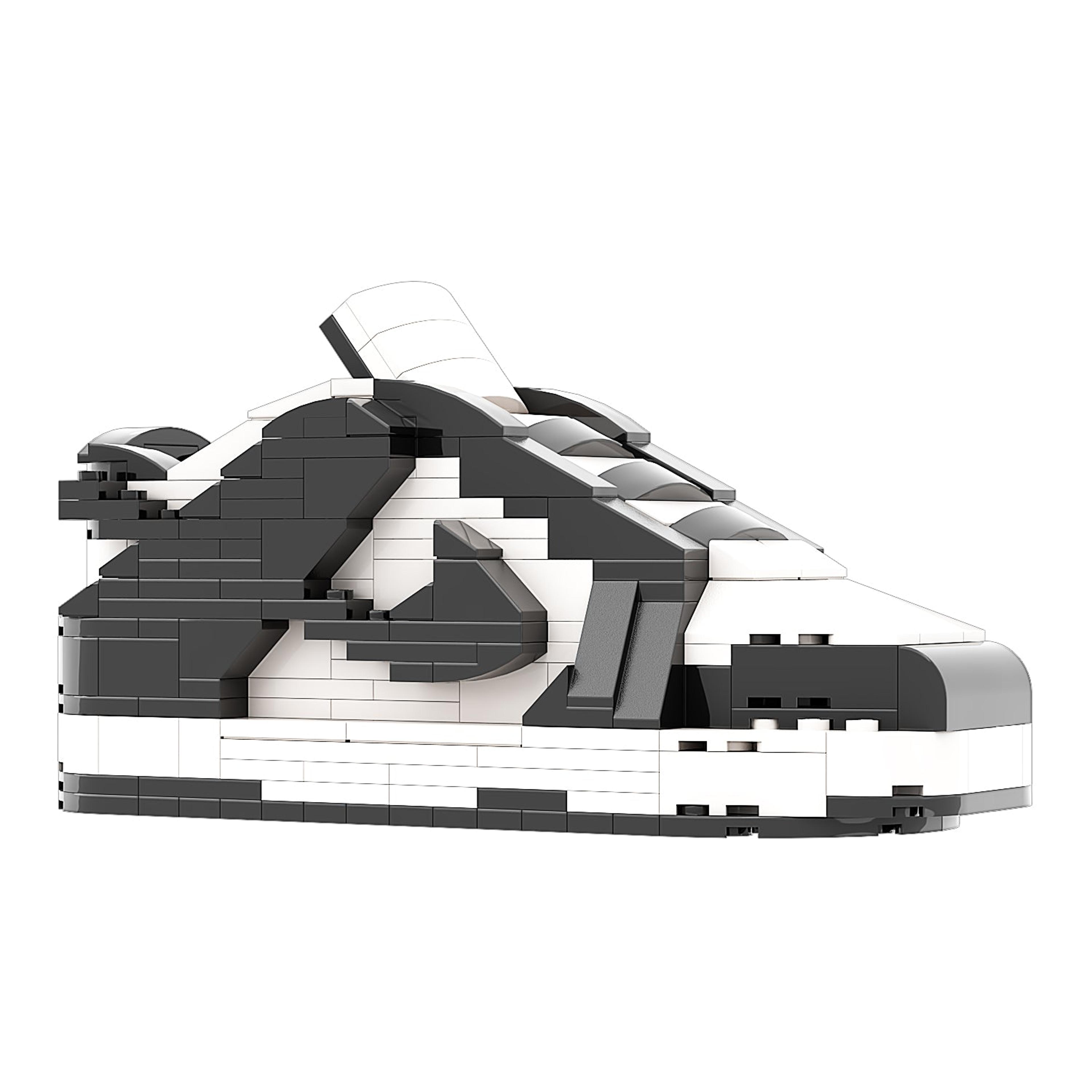 Alternate View 5 of REGULAR "SB Dunk Panda" Sneaker Bricks with Mini Figure