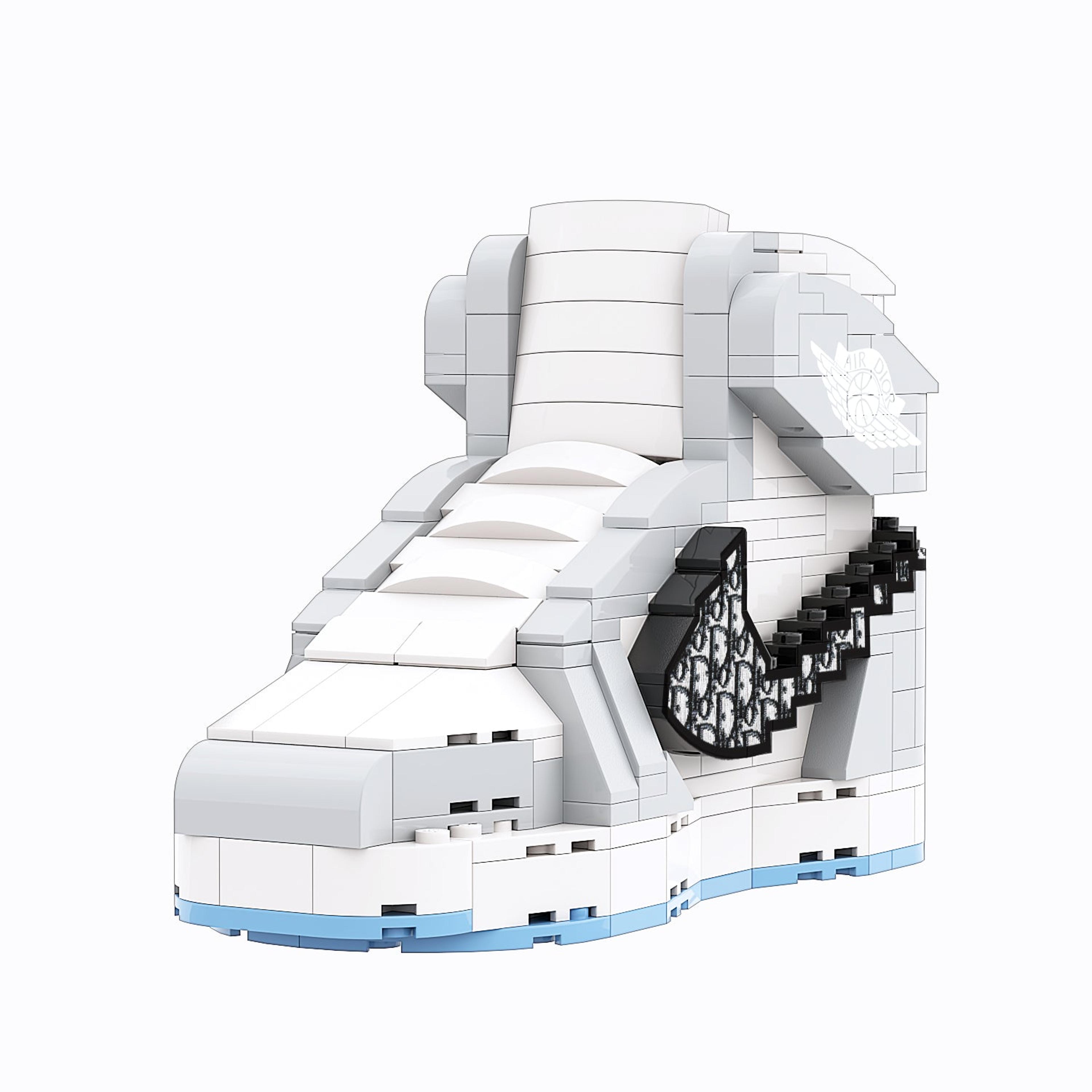 Alternate View 2 of REGULAR "AJ1 Dior High" Sneaker Bricks with Mini Figure