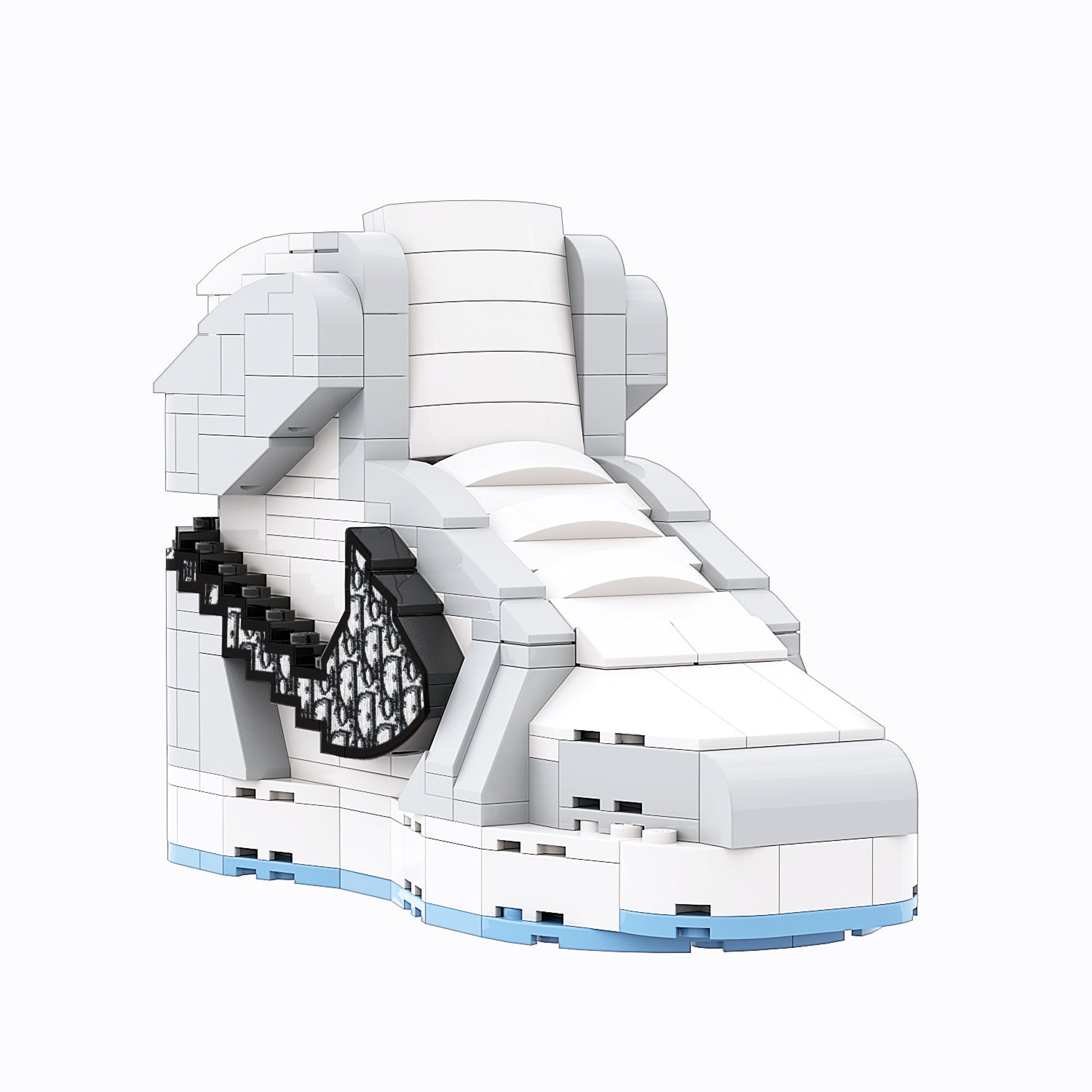 Alternate View 6 of REGULAR "AJ1 Dior High" Sneaker Bricks with Mini Figure