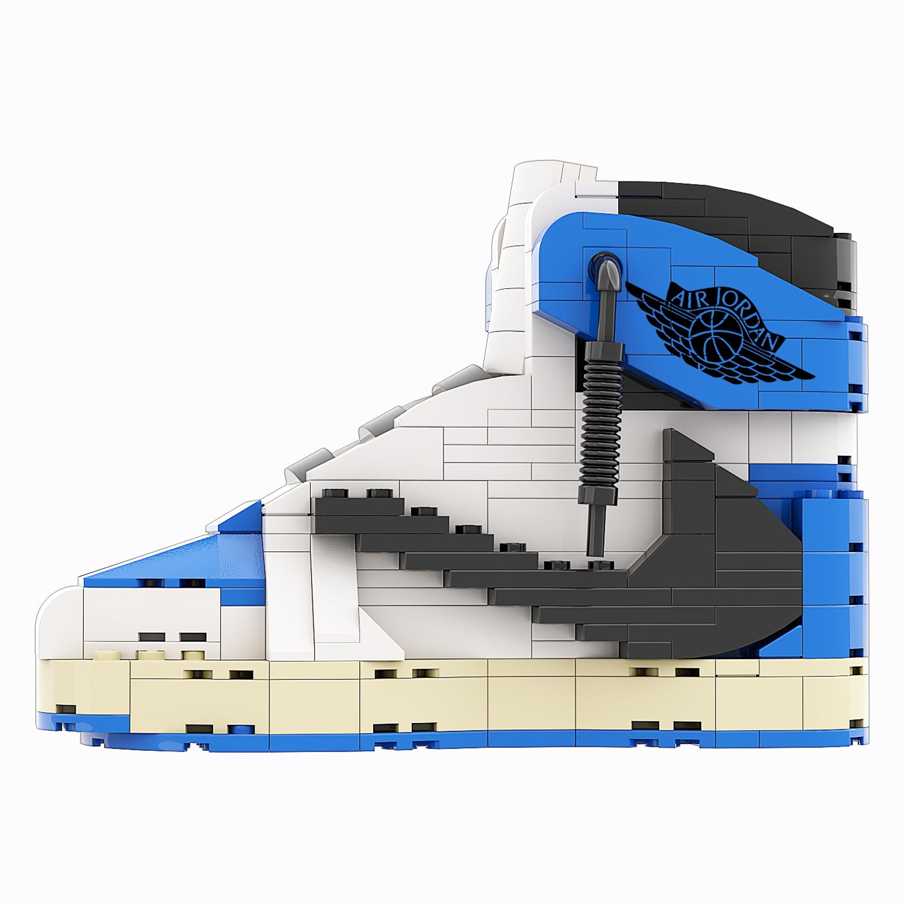 Alternate View 1 of REGULAR "AJ1 TS x Fragment High" Sneaker Bricks with Mini Figure