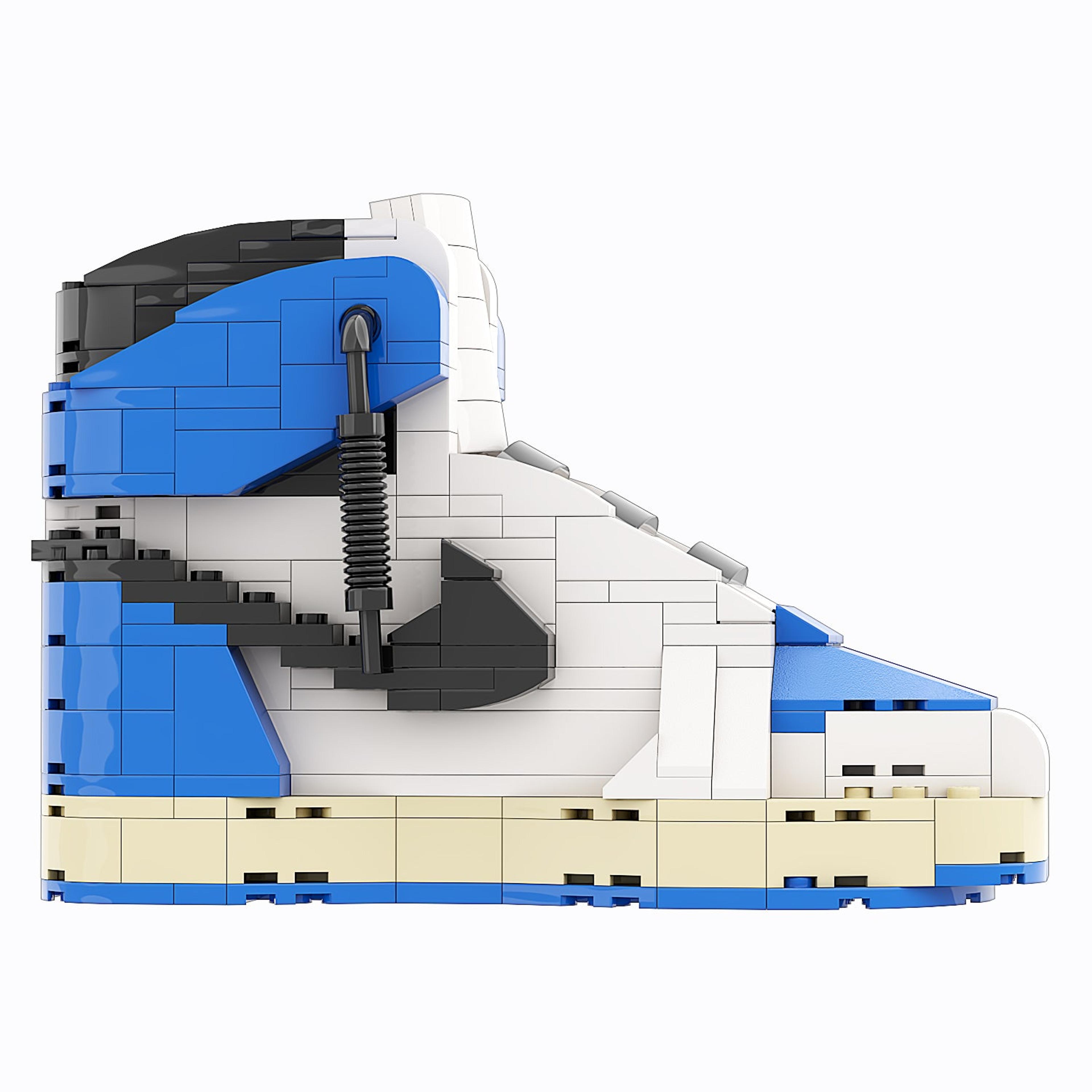 Alternate View 4 of REGULAR "AJ1 TS x Fragment High" Sneaker Bricks with Mini Figure