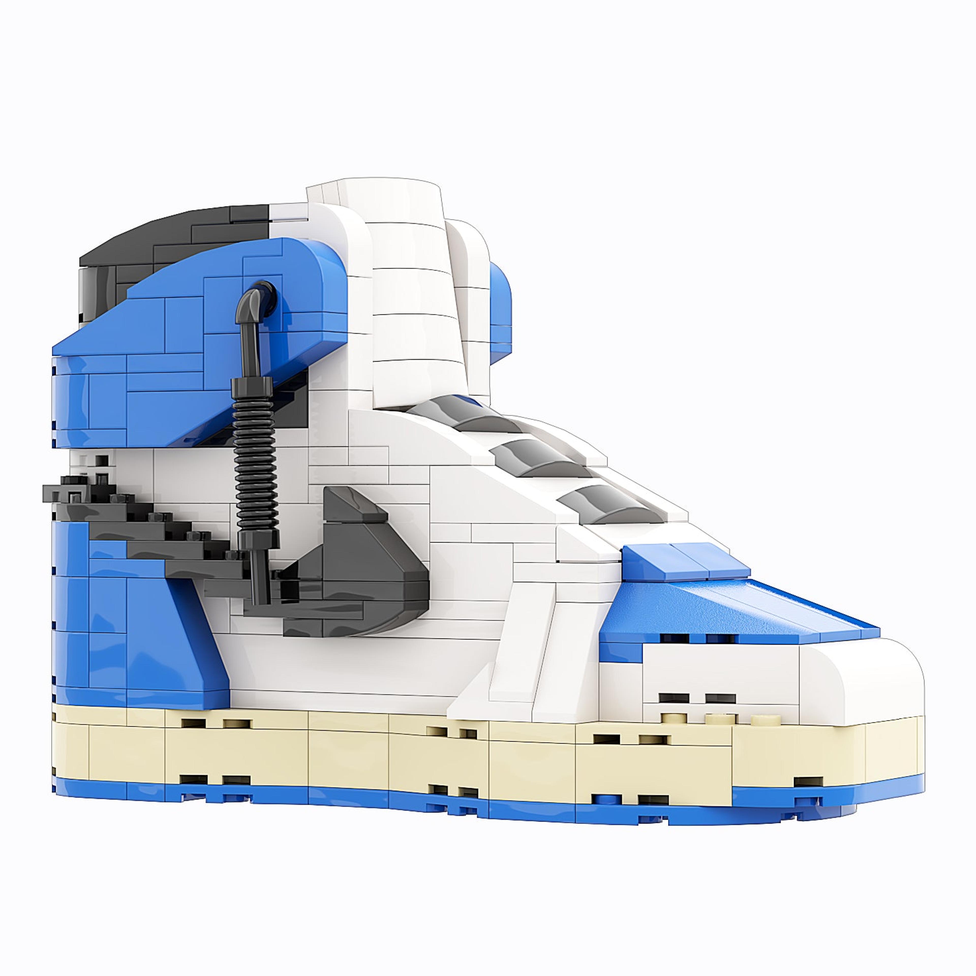 Alternate View 5 of REGULAR "AJ1 TS x Fragment High" Sneaker Bricks with Mini Figure