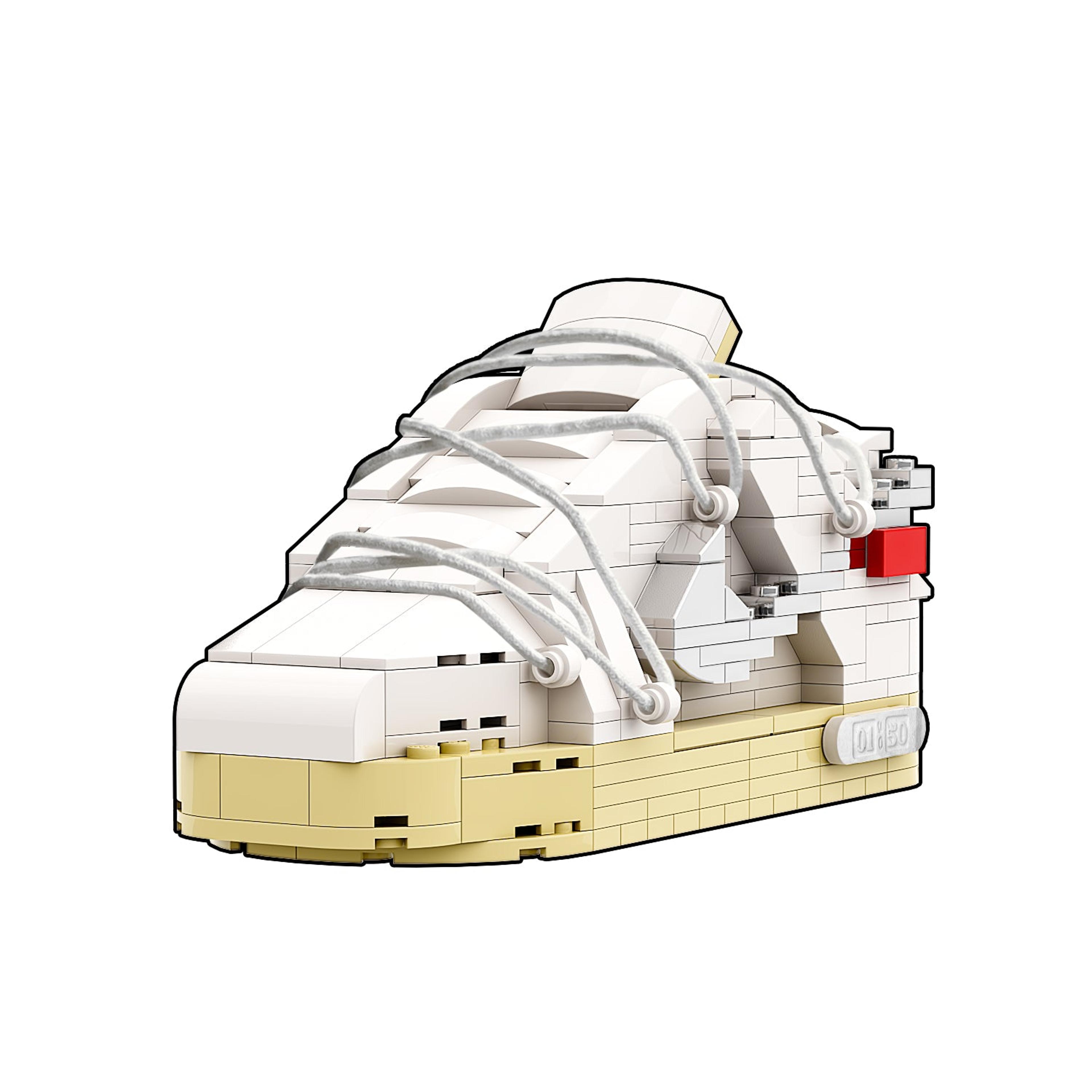 Alternate View 2 of REGULAR SB Dunk "Off-White Lot 1" Sneaker Bricks with Mini Figur