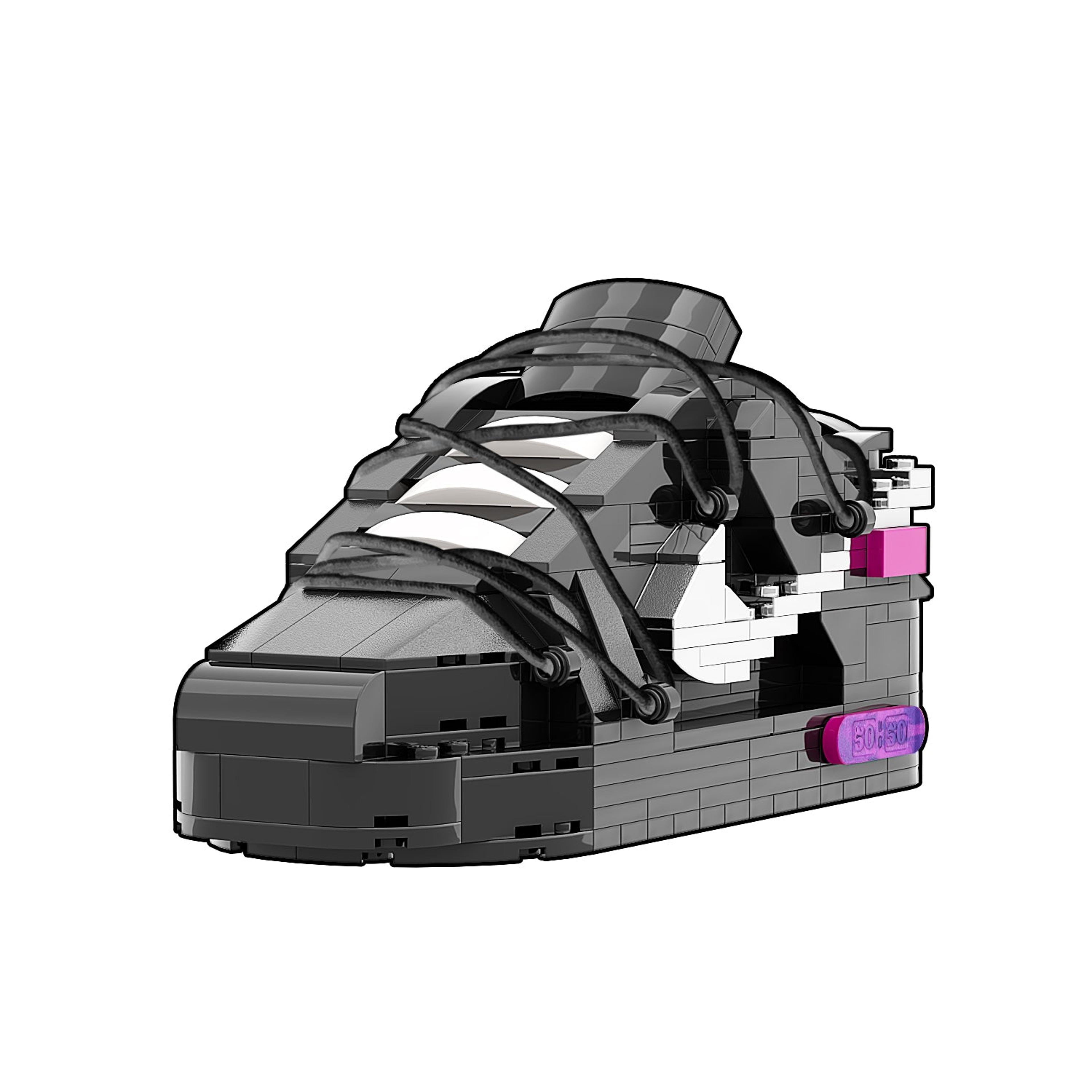 Alternate View 2 of REGULAR SB Dunk "Off-White Lot 50" Sneaker Bricks with Mini Figu