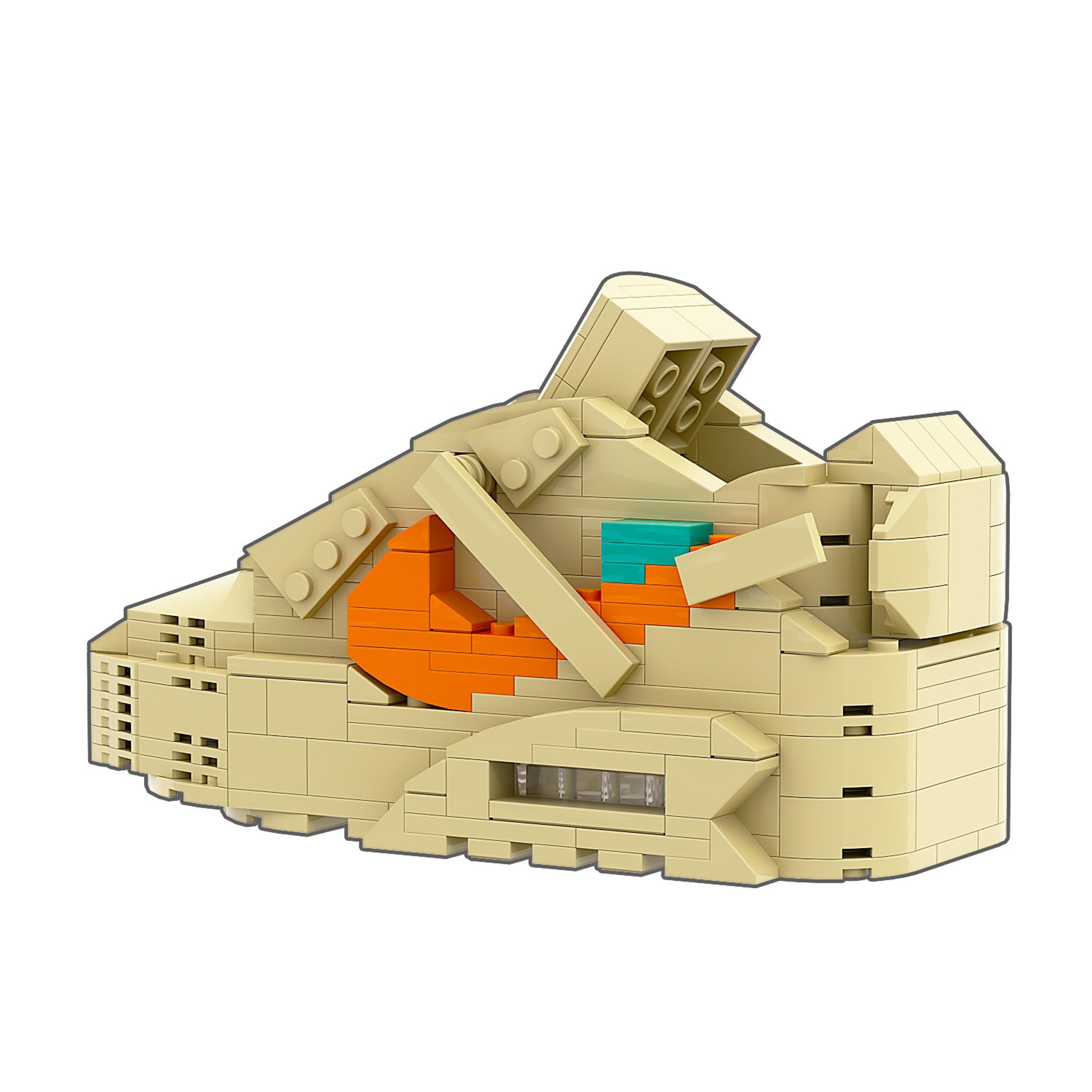 Alternate View 3 of REGULAR Air Max 90 "Desert Ore" Sneaker Bricks with Mini Figure