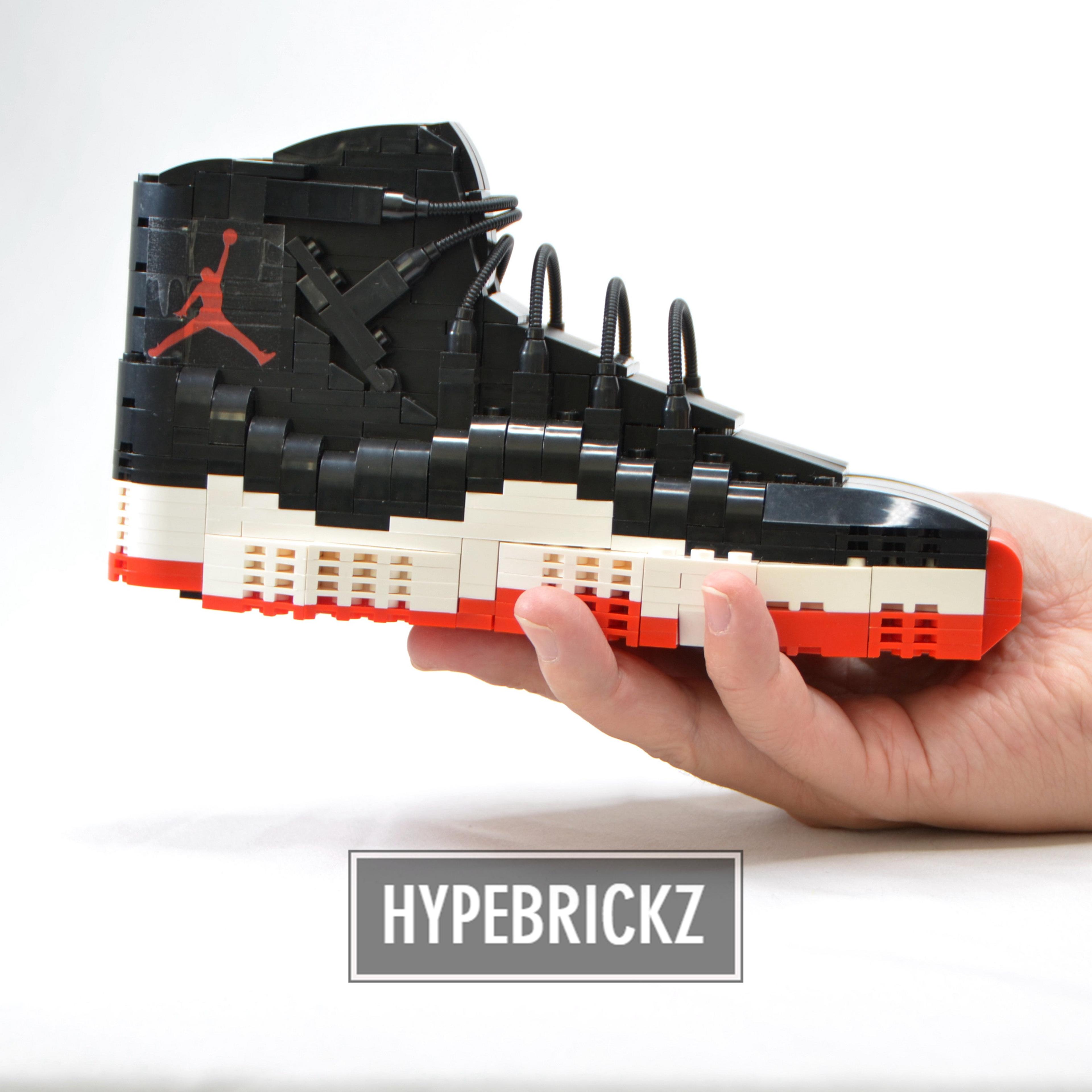 Alternate View 5 of LARGE AJ11 "BRED"/"72-10" 2 in 1 Sneaker Bricks Sneaker 3D Puzzl