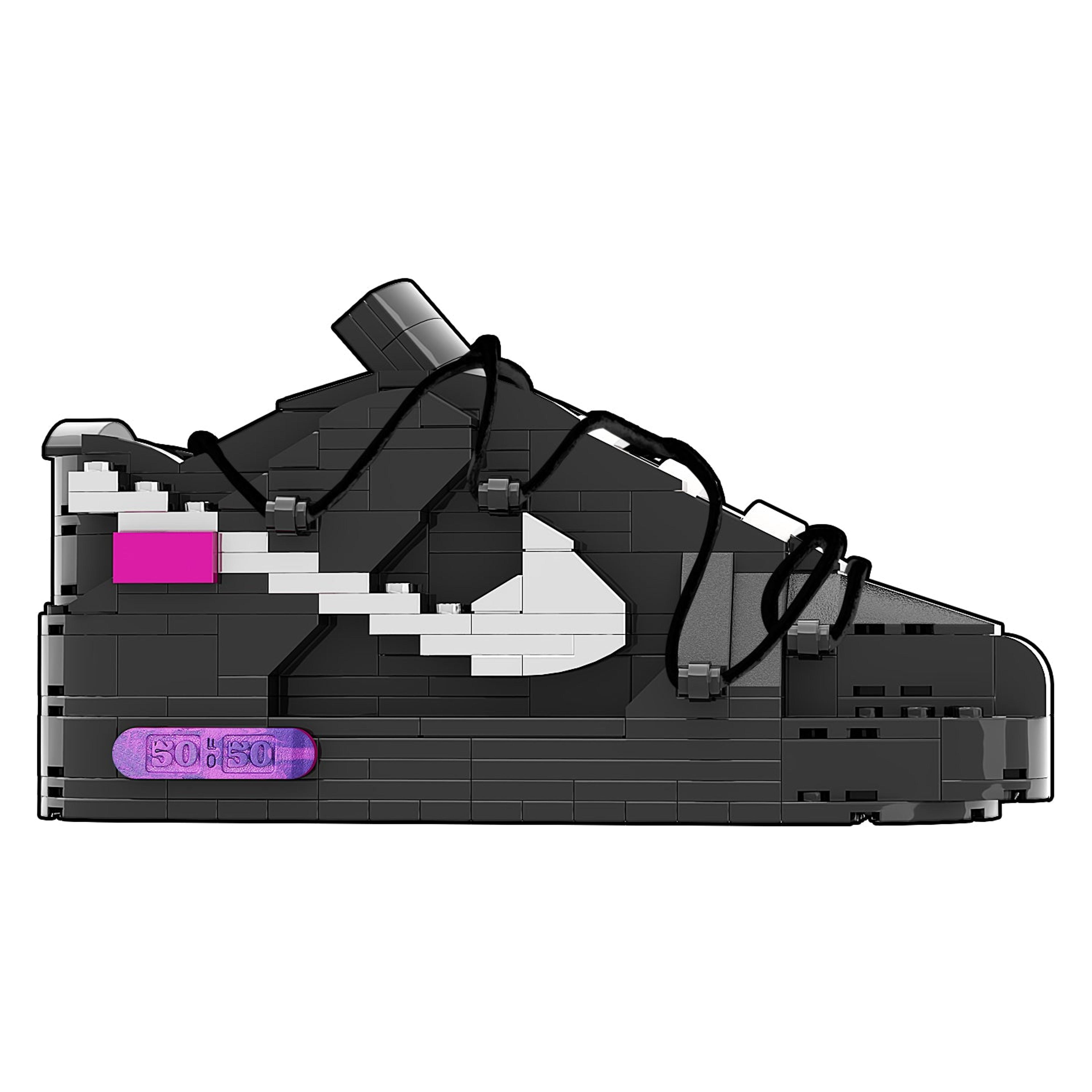 Alternate View 4 of REGULAR SB Dunk "Off-White Lot 50" Sneaker Bricks with Mini Figu