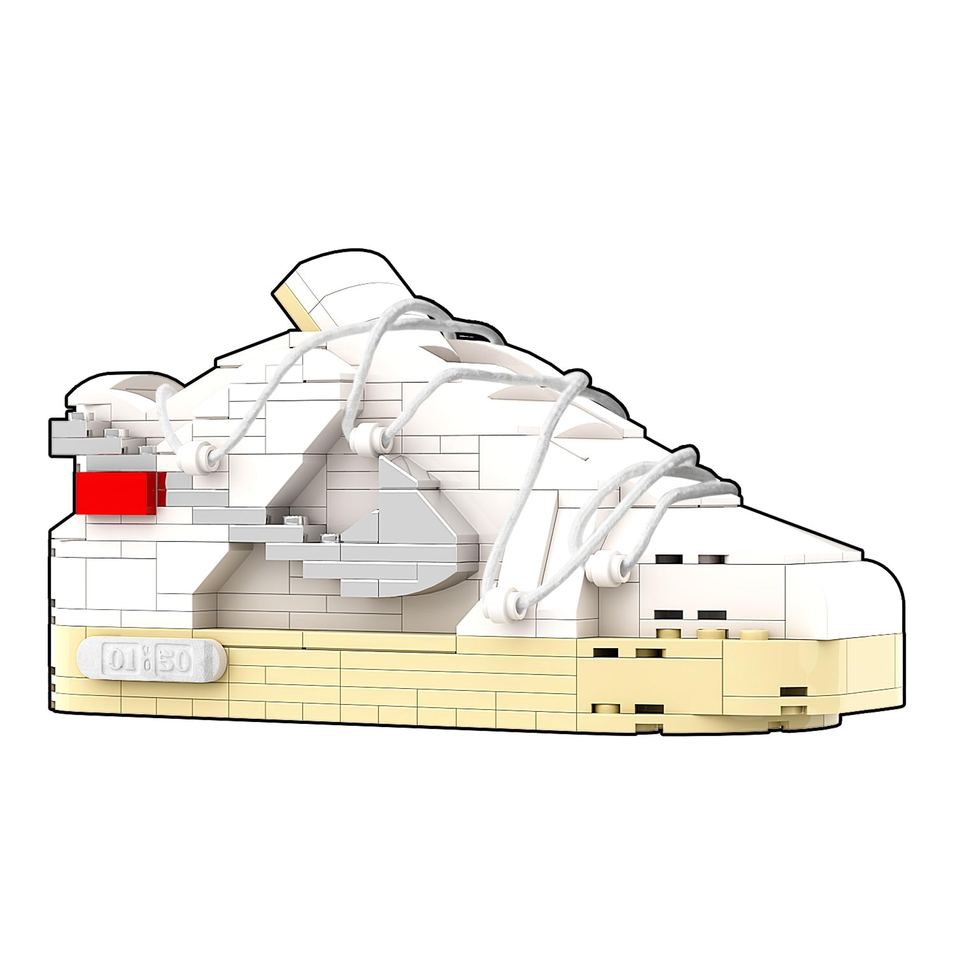 Alternate View 5 of REGULAR SB Dunk "Off-White Lot 1" Sneaker Bricks with Mini Figur