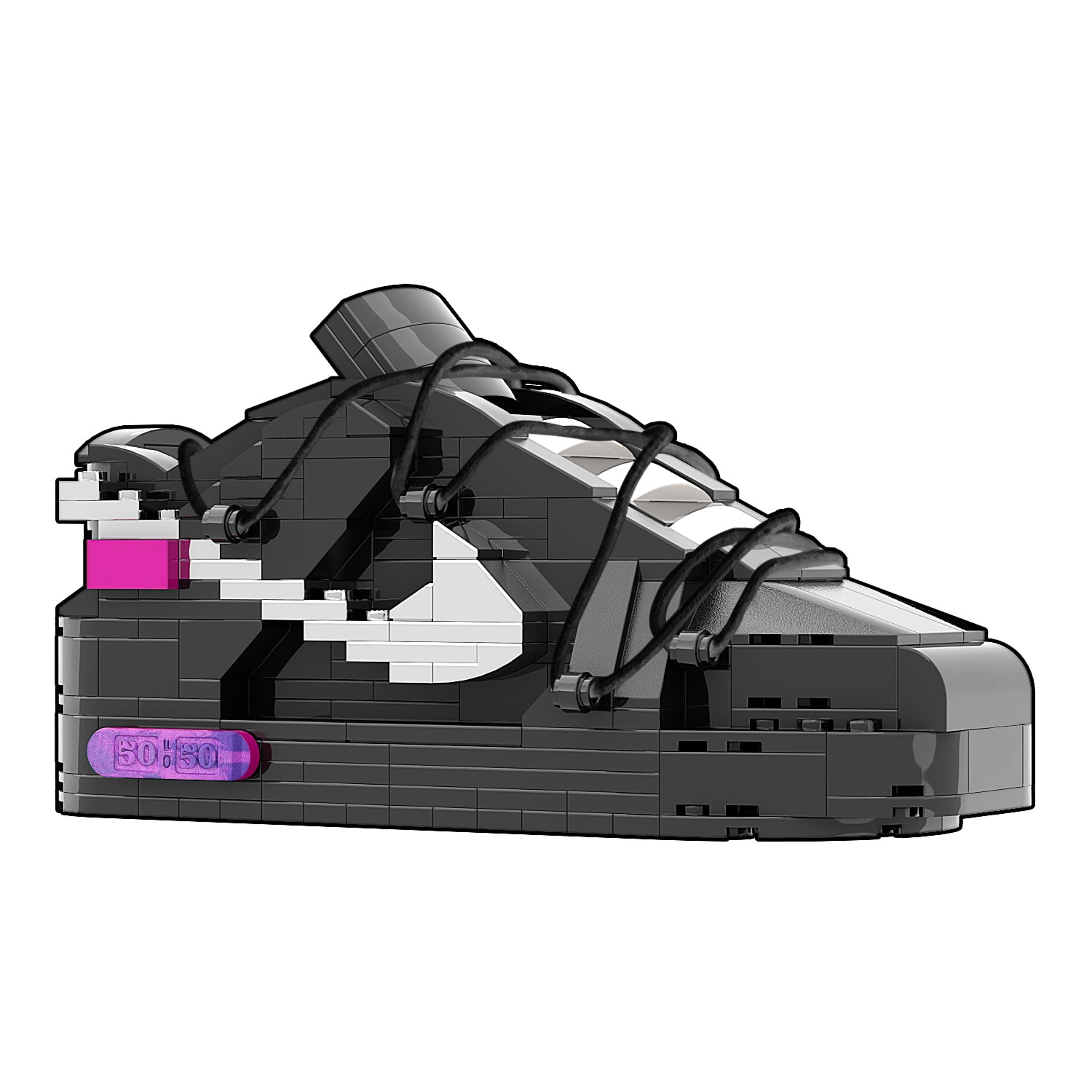 Alternate View 5 of REGULAR SB Dunk "Off-White Lot 50" Sneaker Bricks with Mini Figu