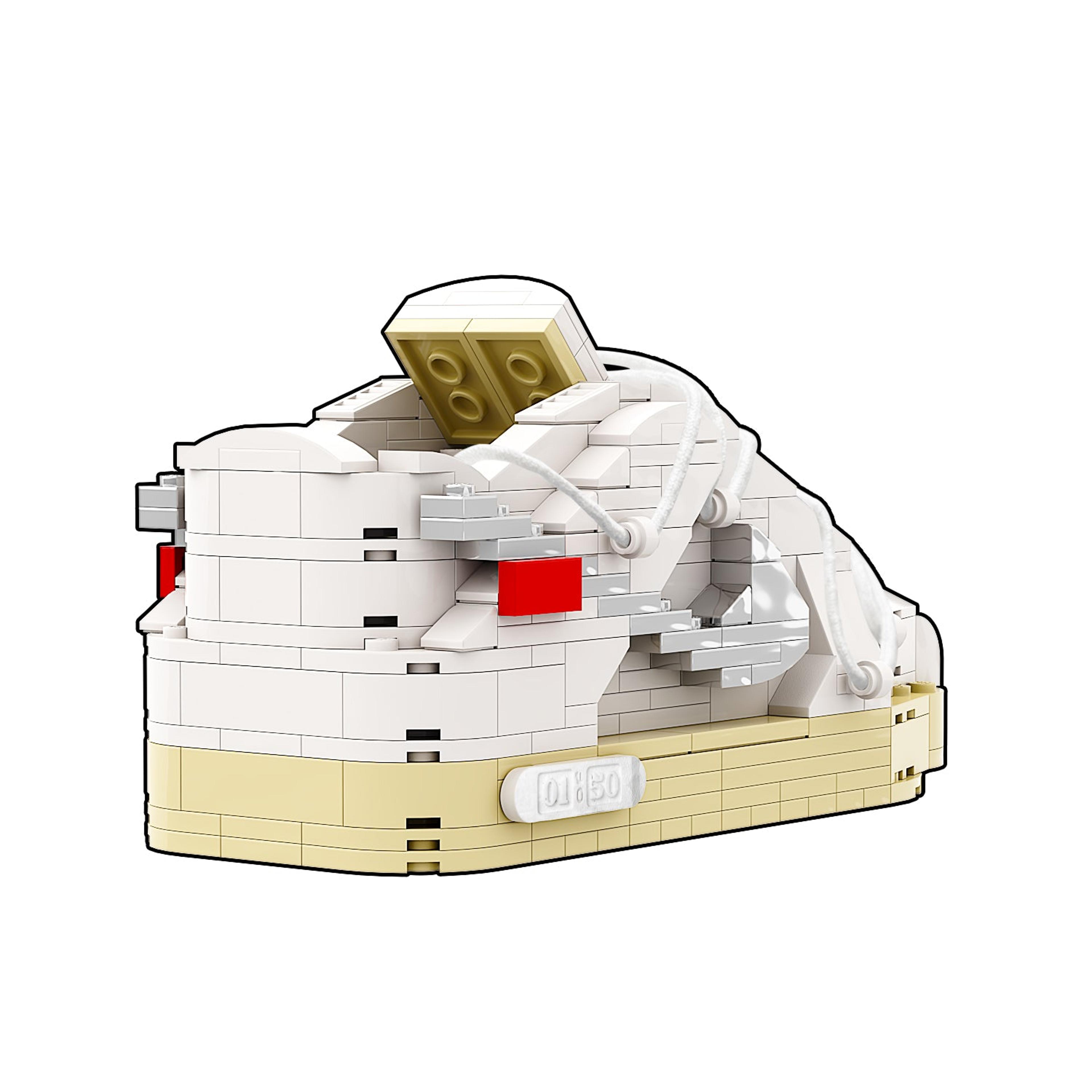 Alternate View 7 of REGULAR SB Dunk "Off-White Lot 1" Sneaker Bricks with Mini Figur