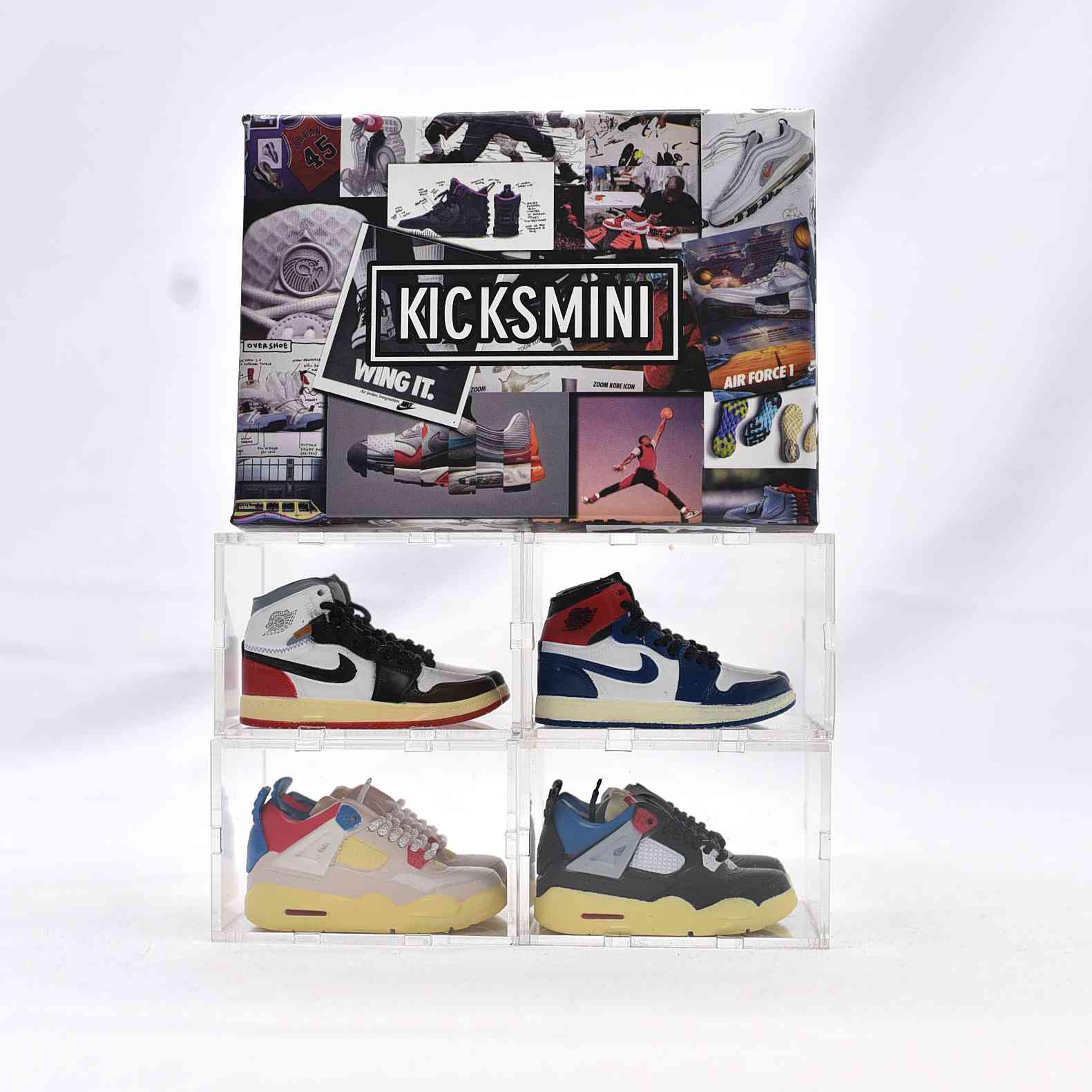 Alternate View 6 of AJ1 Mini Sneakers Collection with Display Case