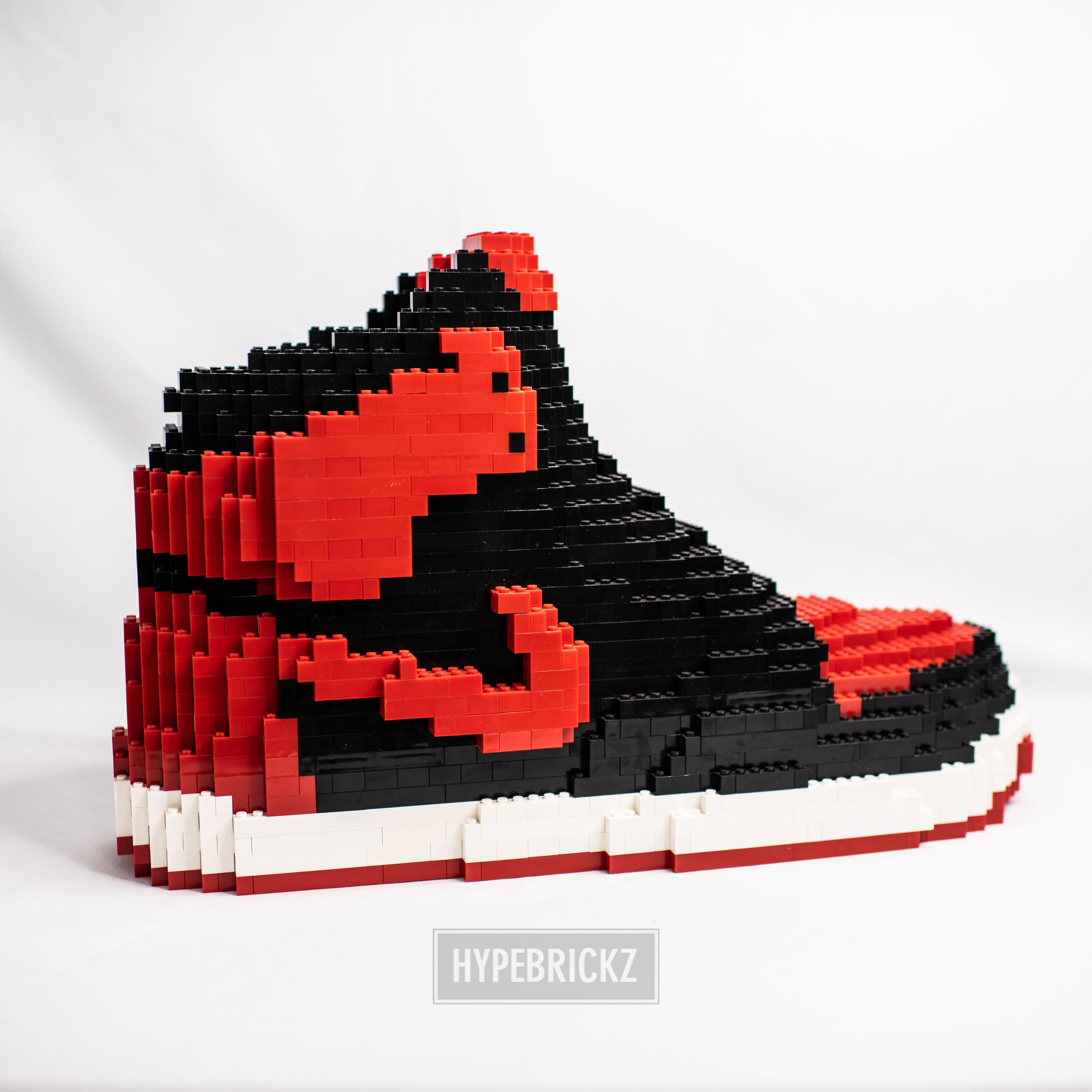 Alternate View 1 of GIANT SIZE ULTIMATE "Bred/Banned1S" Sneakers Bricks
