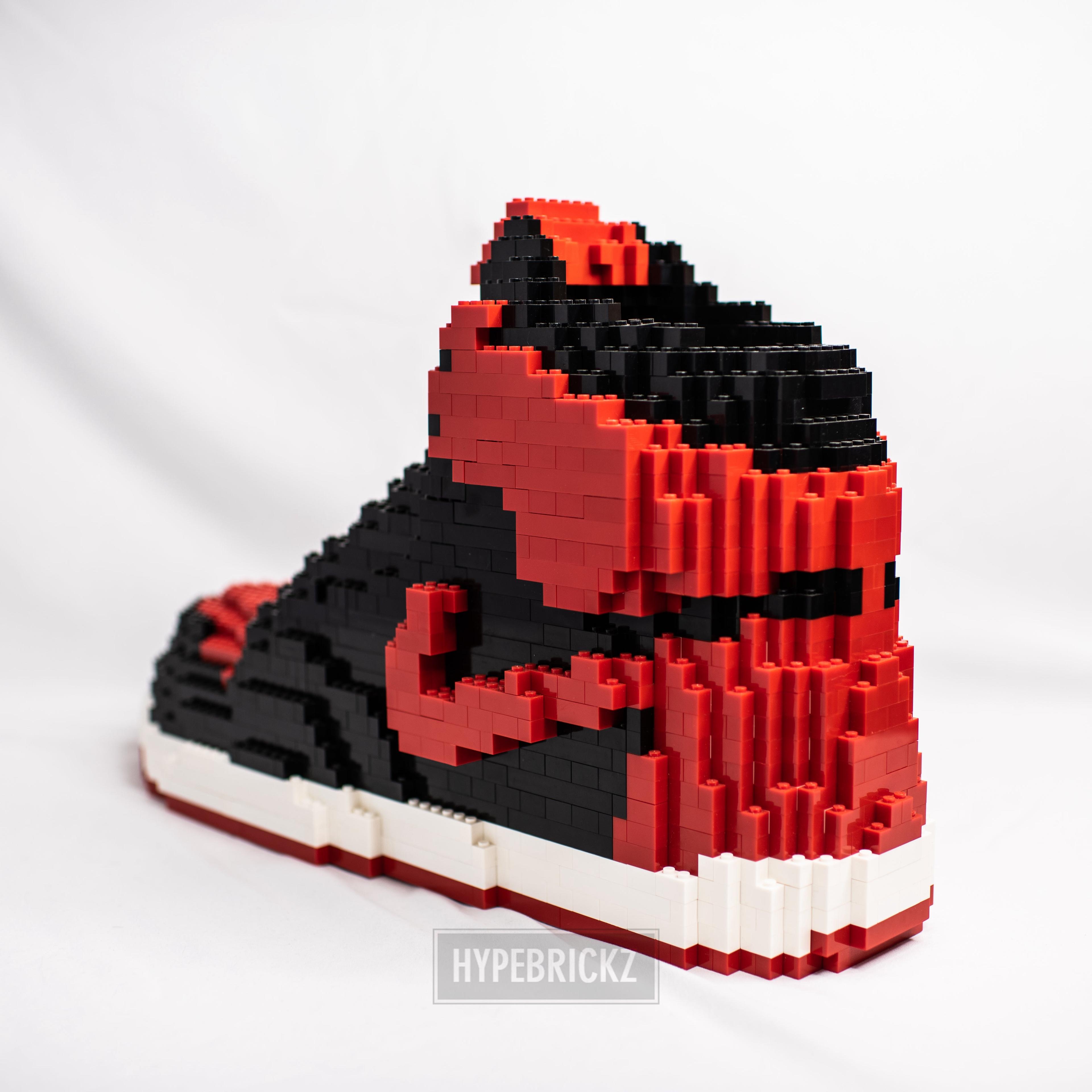 Alternate View 2 of GIANT SIZE ULTIMATE "Bred/Banned1S" Sneakers Bricks
