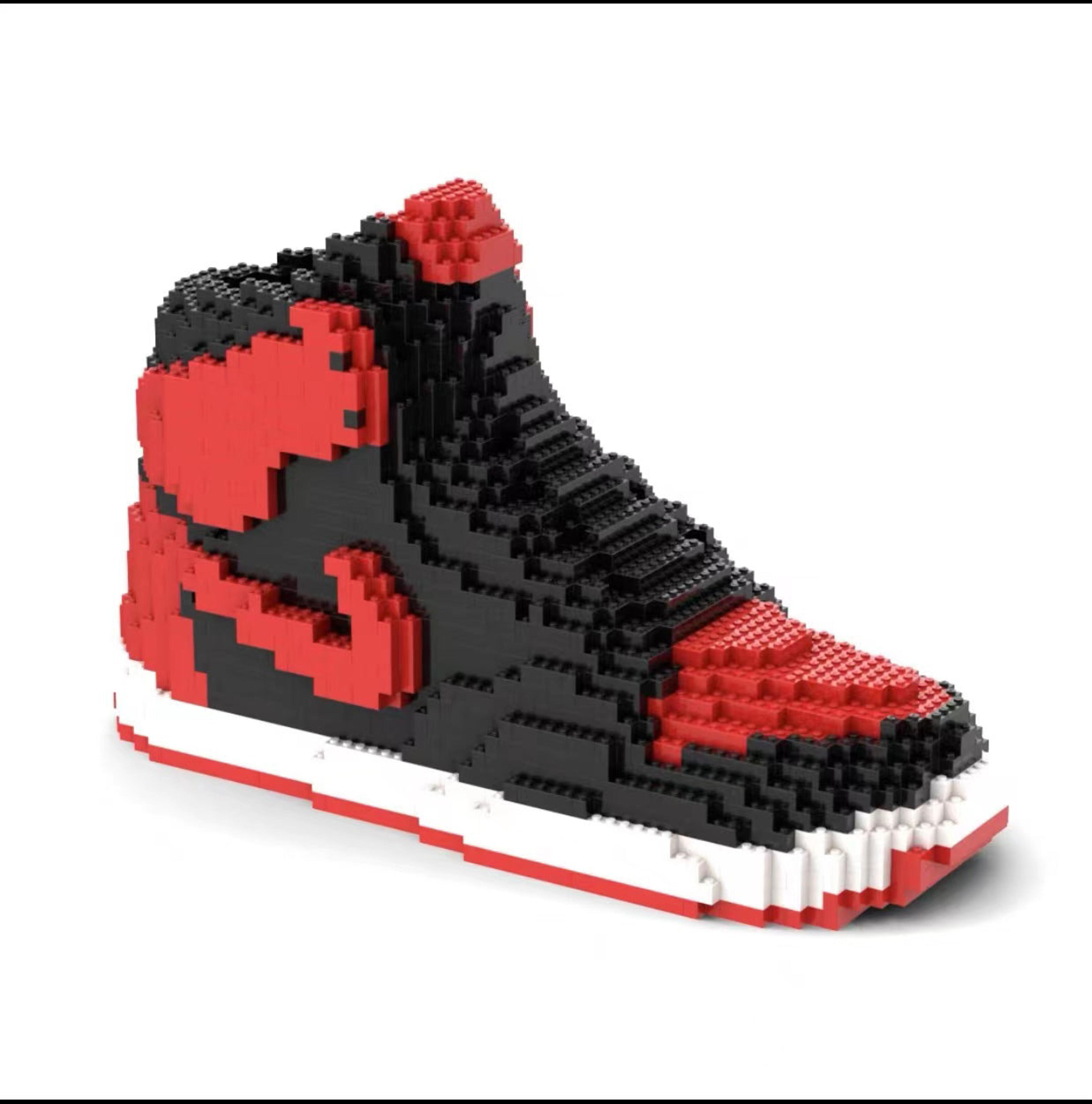 Alternate View 3 of GIANT SIZE ULTIMATE "Bred/Banned1S" Sneakers Bricks