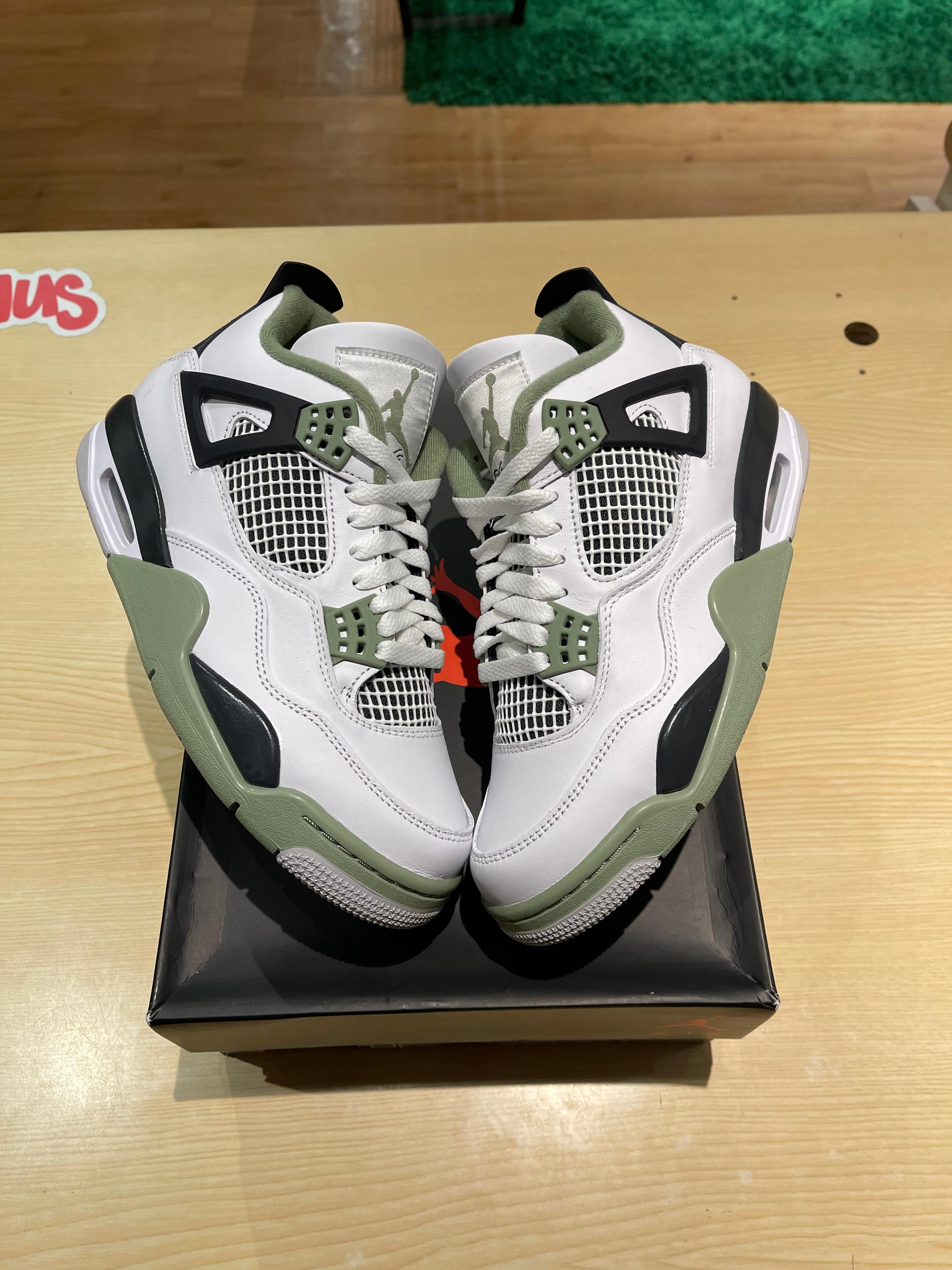 Alternate View 2 of DS Seafoam Air Jordan 4 (Multiple Sizes)