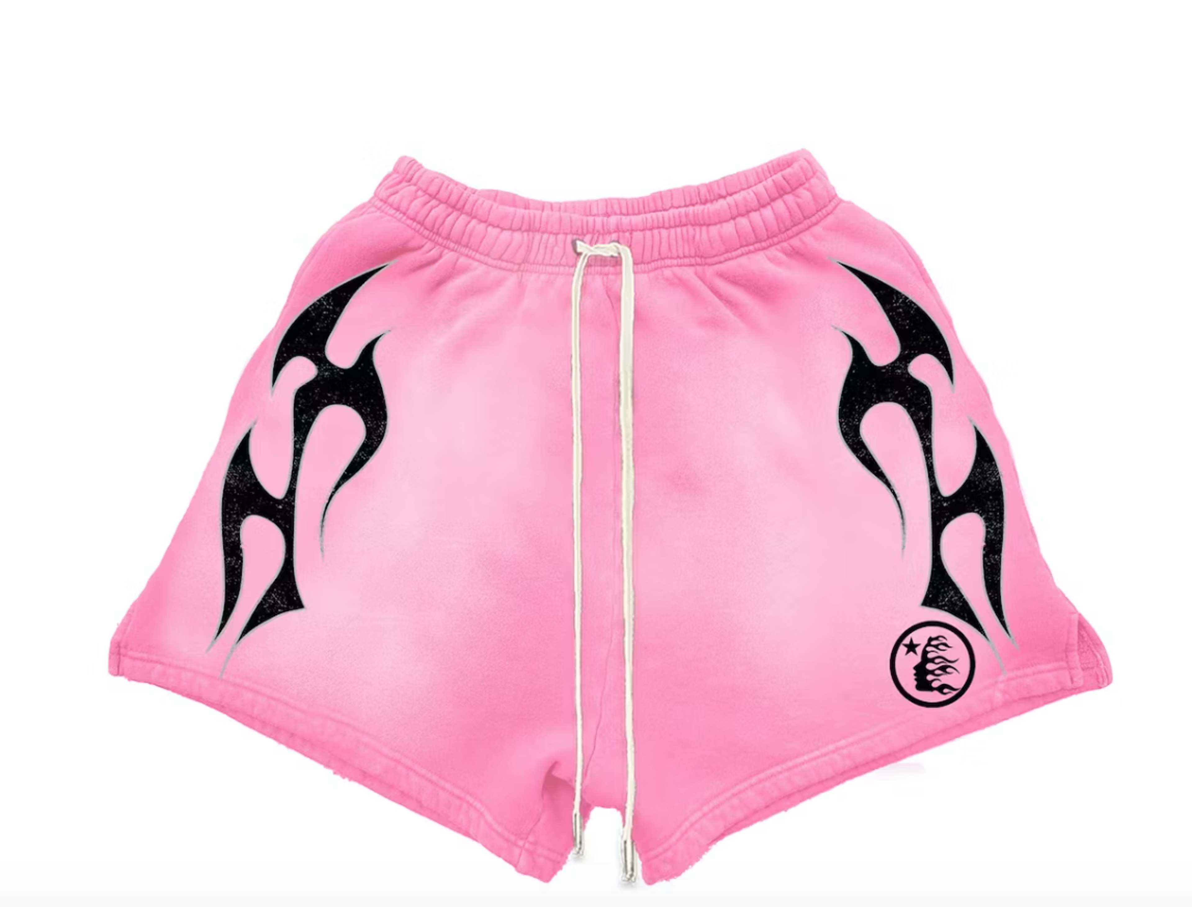 Hellstar Flame Shorts Pink