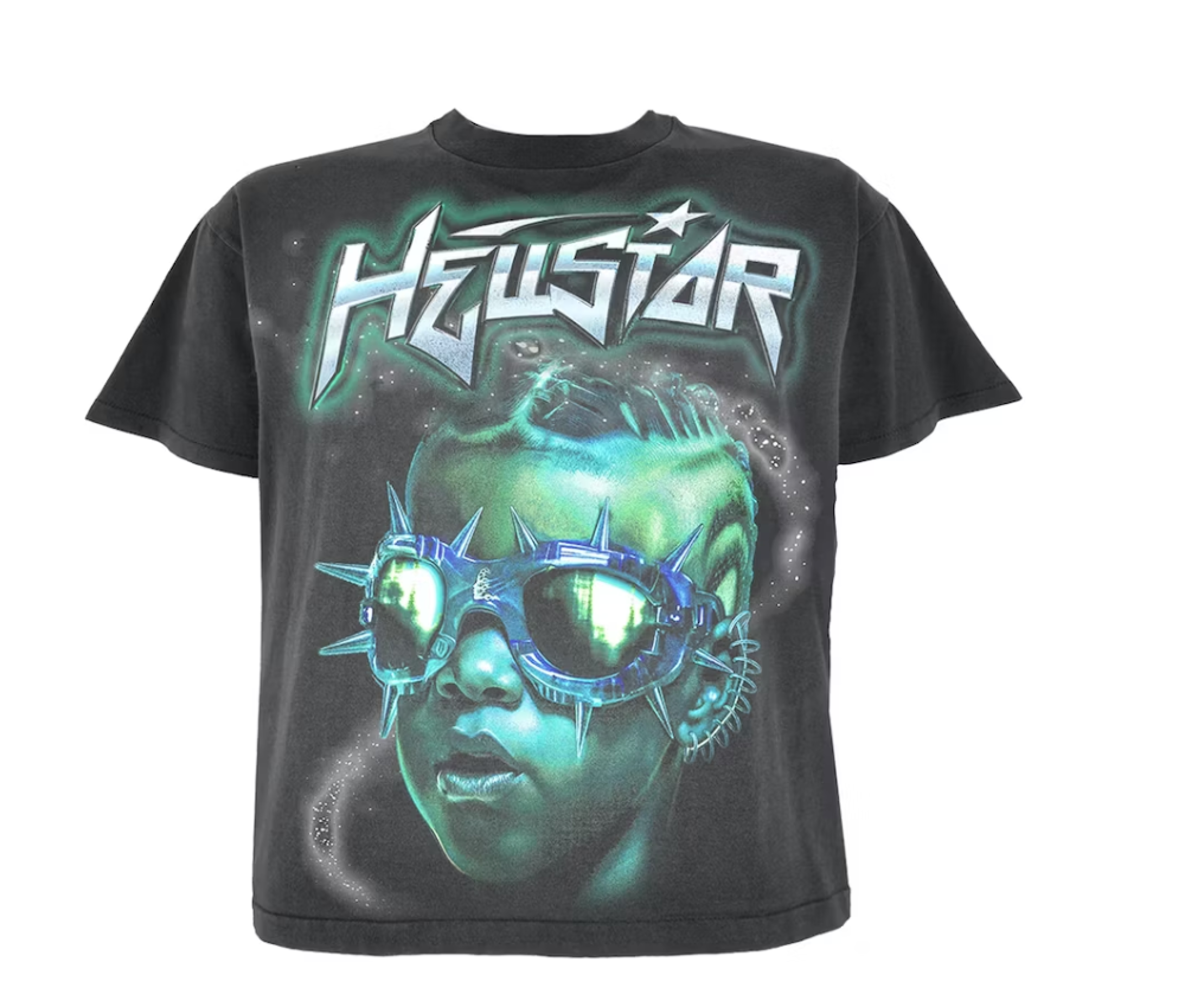 Hellstar The Future T-Shirt Black/Blue