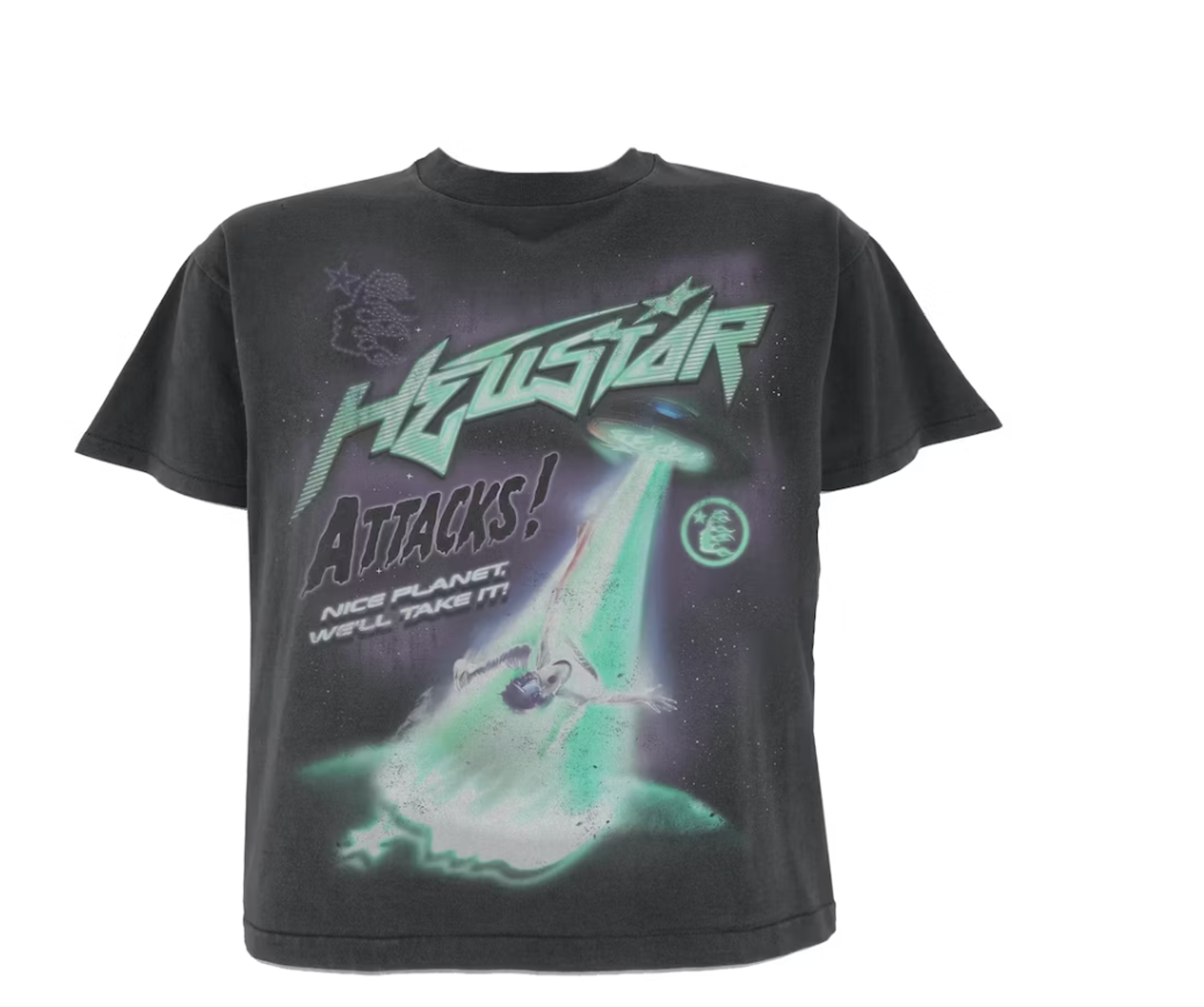 Hellstar Attacks T-Shirt Black