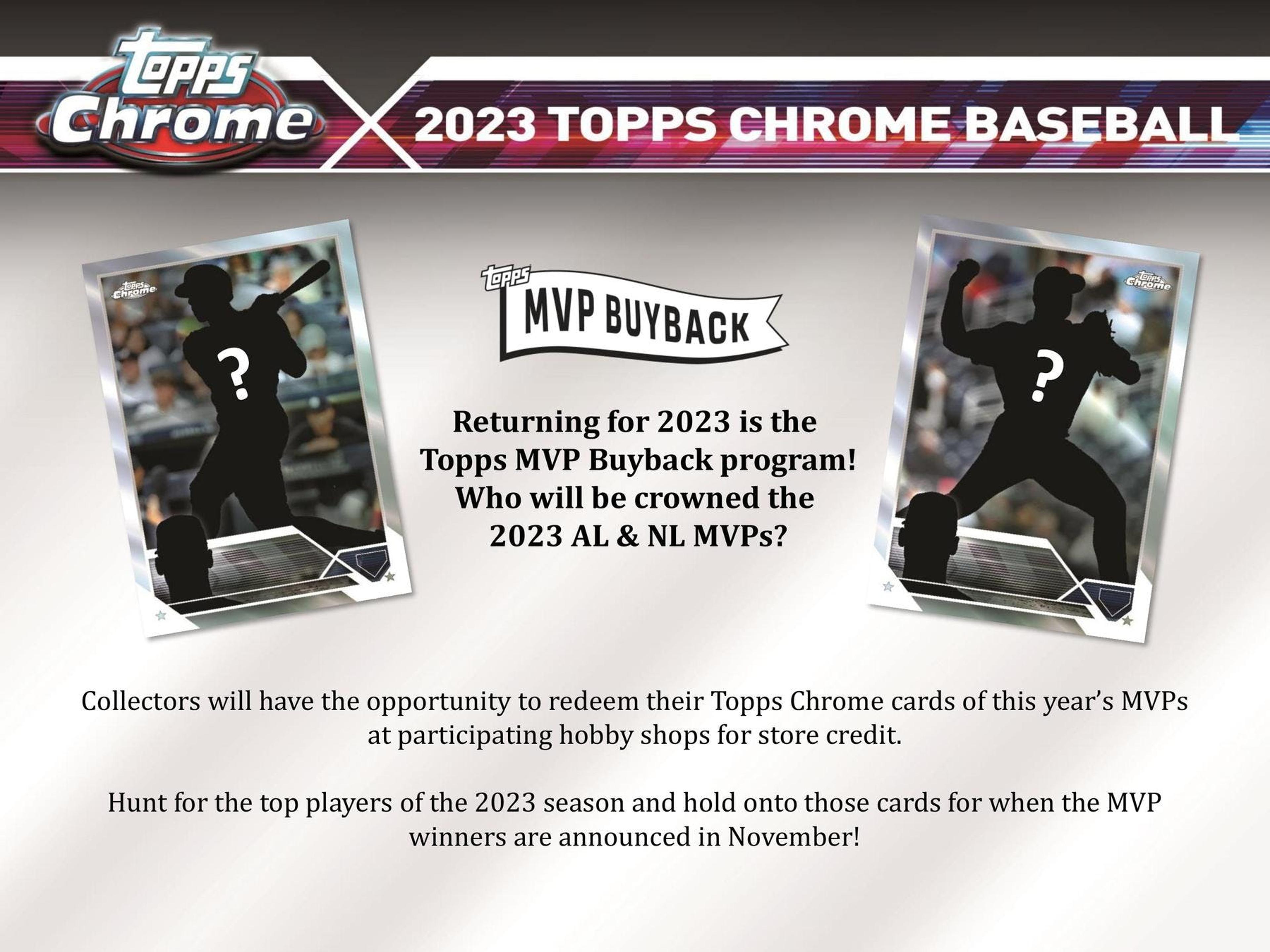 2022 Topps Chrome MVP Buyback Program Details and Info