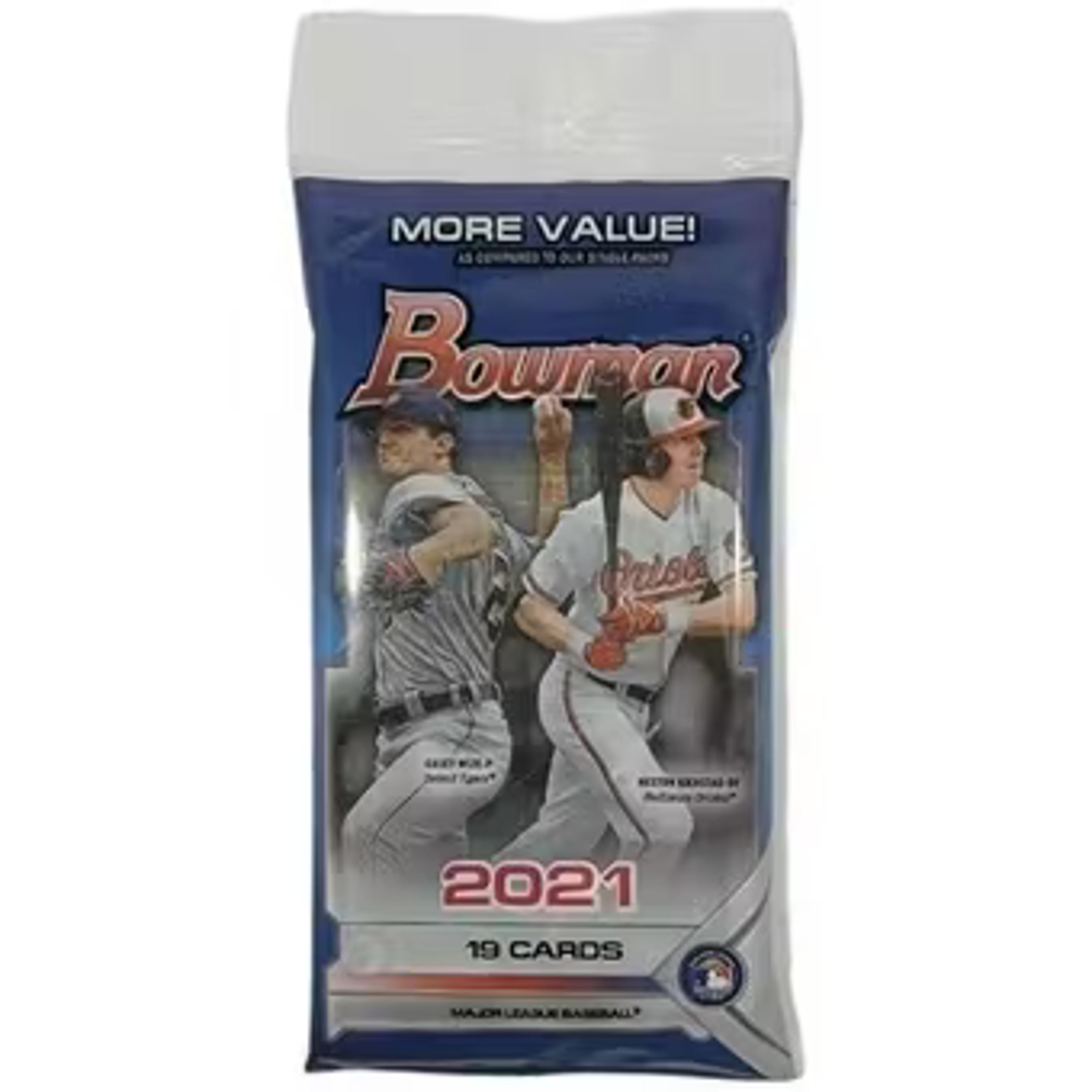 2021 Bowman Baseball Fat Jumbo Value Pack (19 Cards)