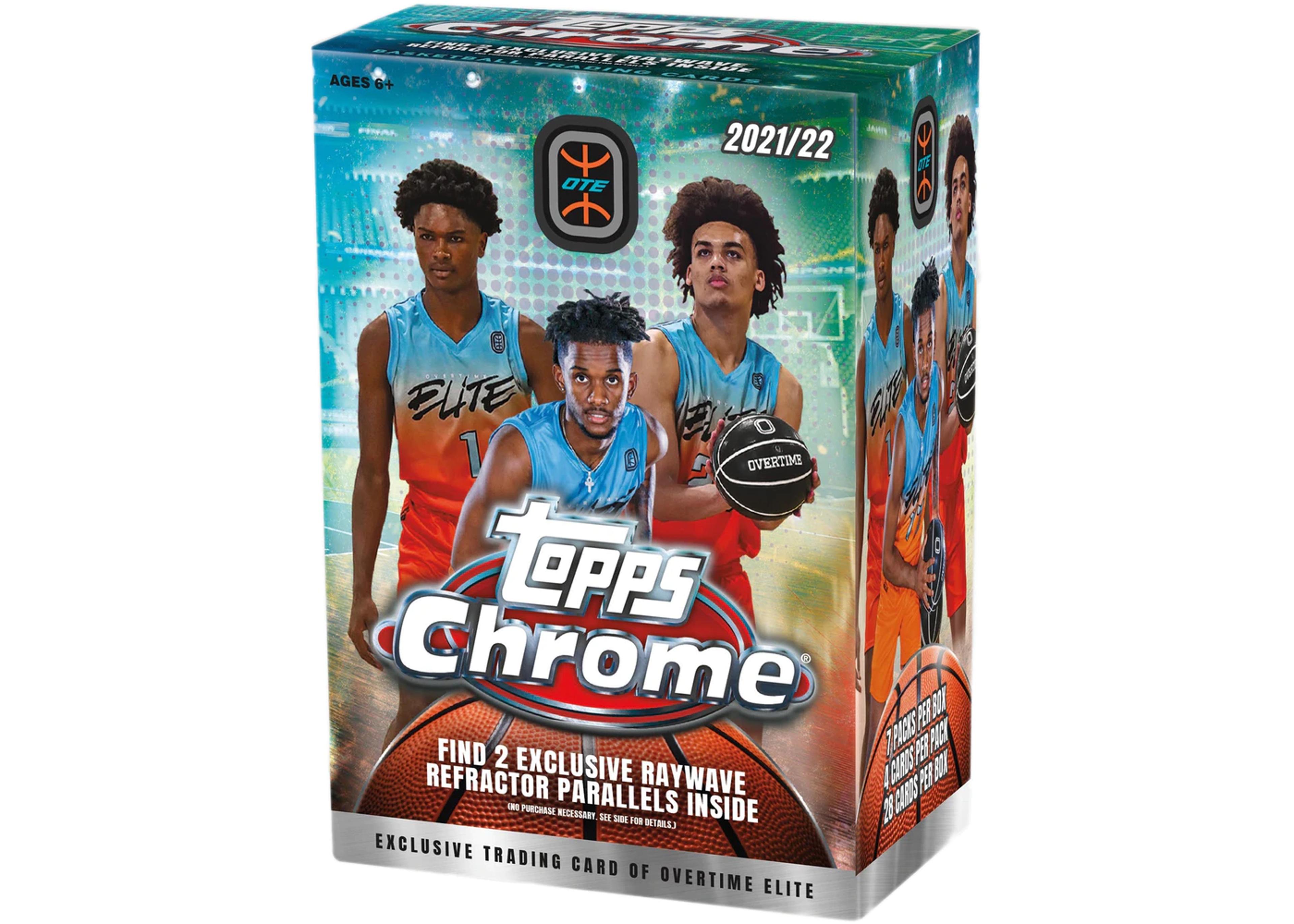 2021/22 Topps Chrome Overtime Elite OTW Basketball 7-Pack Blaste
