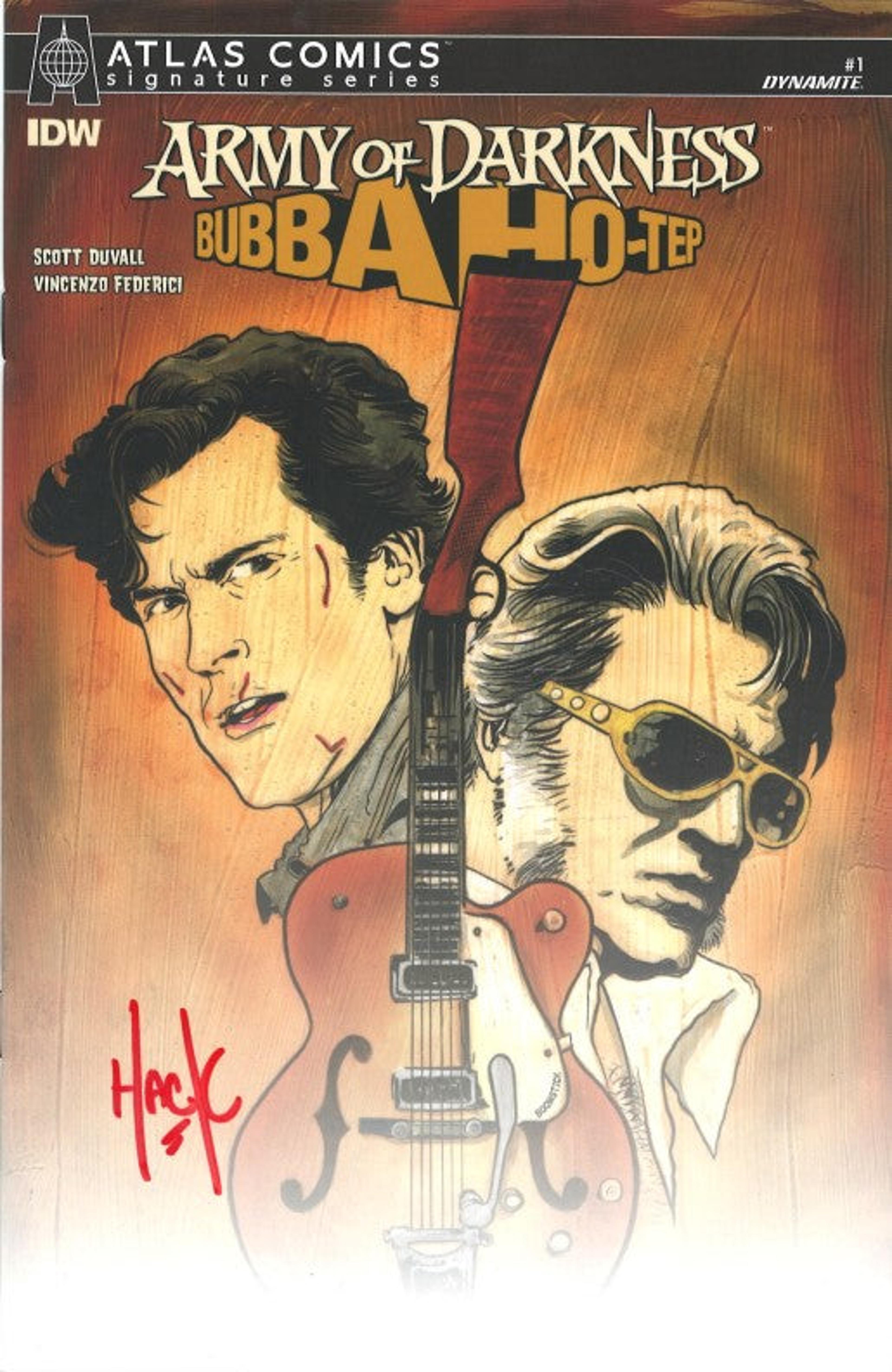 ARMY OF DARKNESS/BUBBA HO-TEP #1 ATLAS EDITION SIGNED BY ROBERT 