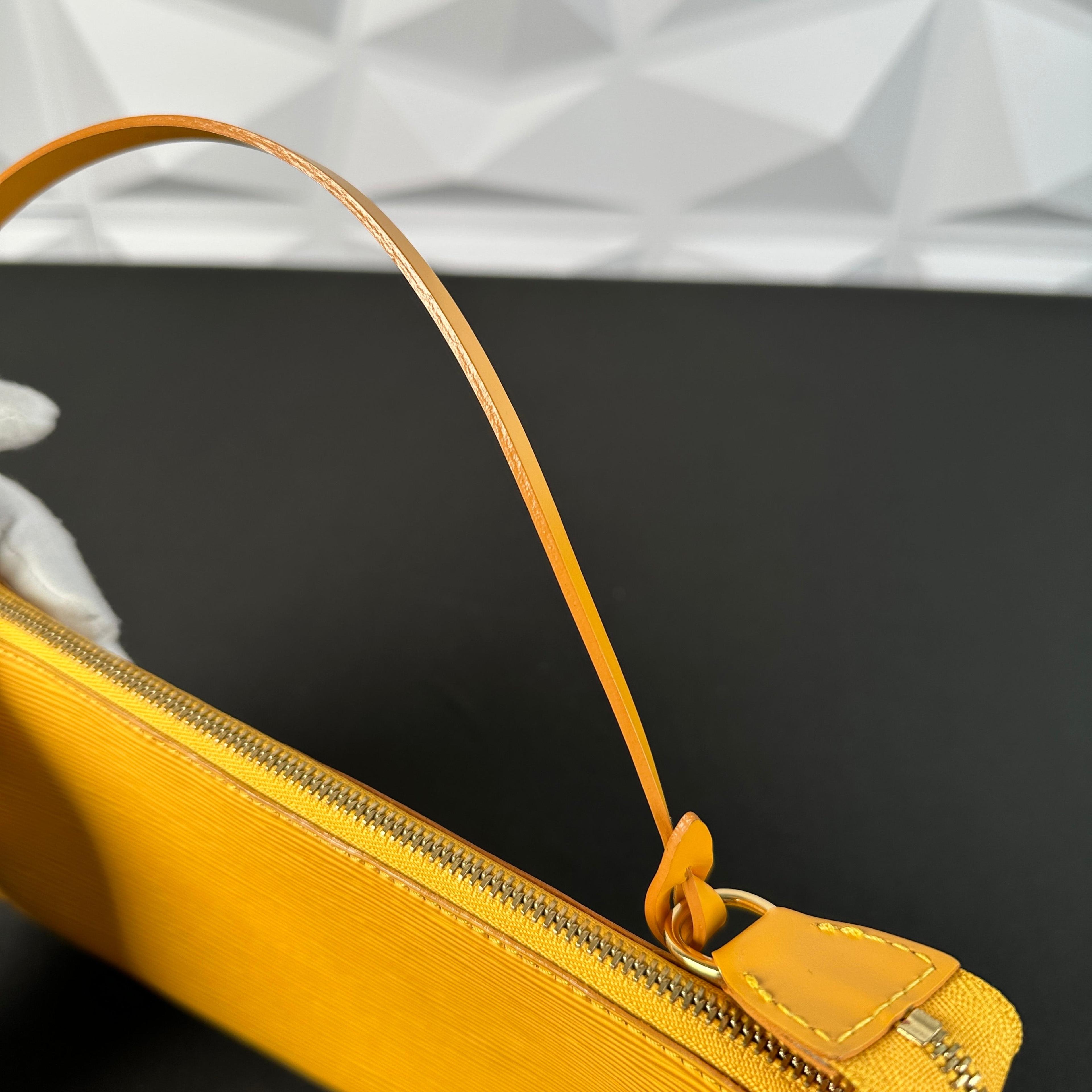 NTWRK - Louis Vuitton Yellow Epi Pochette (AR0052)