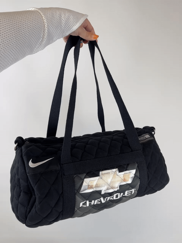 Alternate View 2 of Quilted Duffle Bag Black