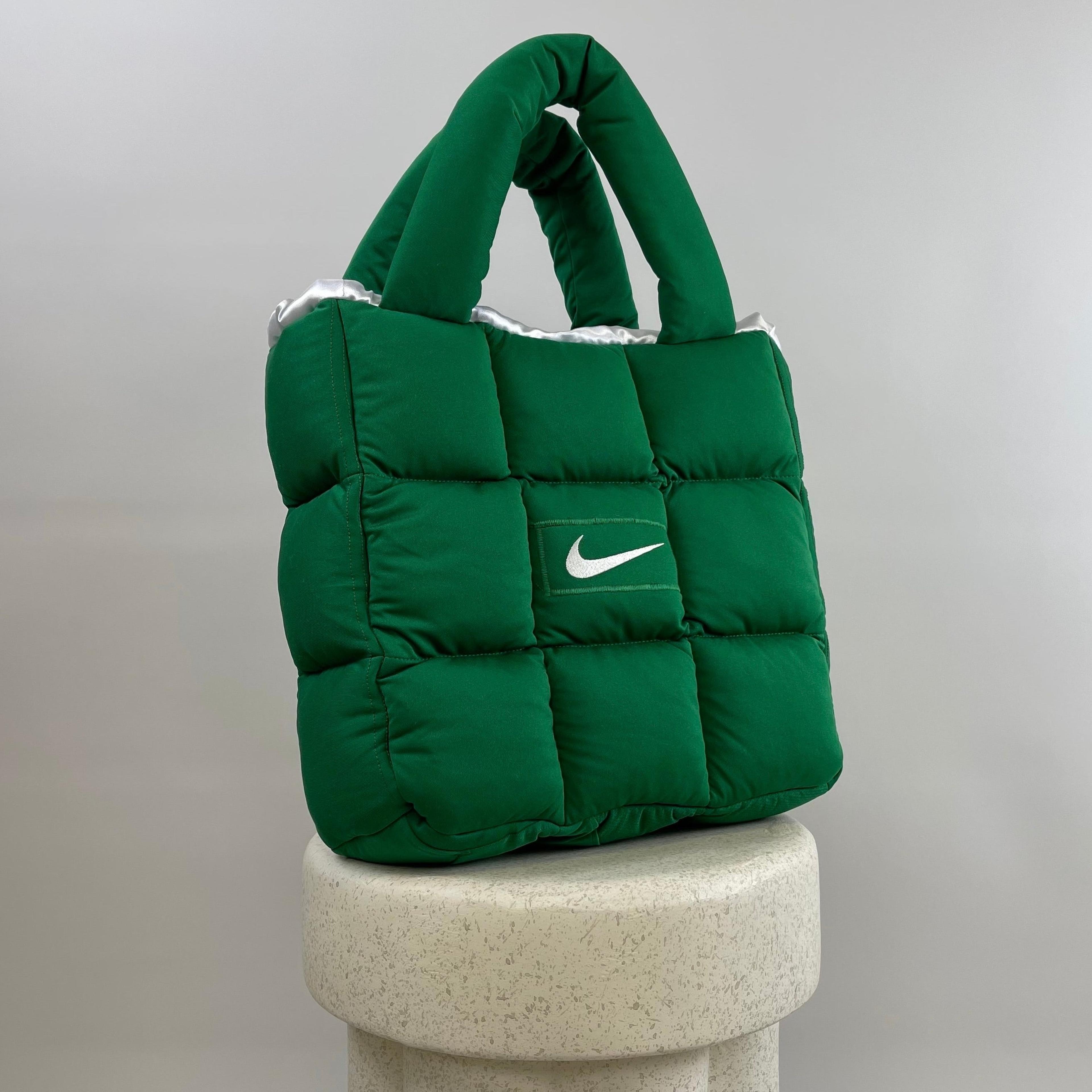 Boss Up Green Puffer Bag