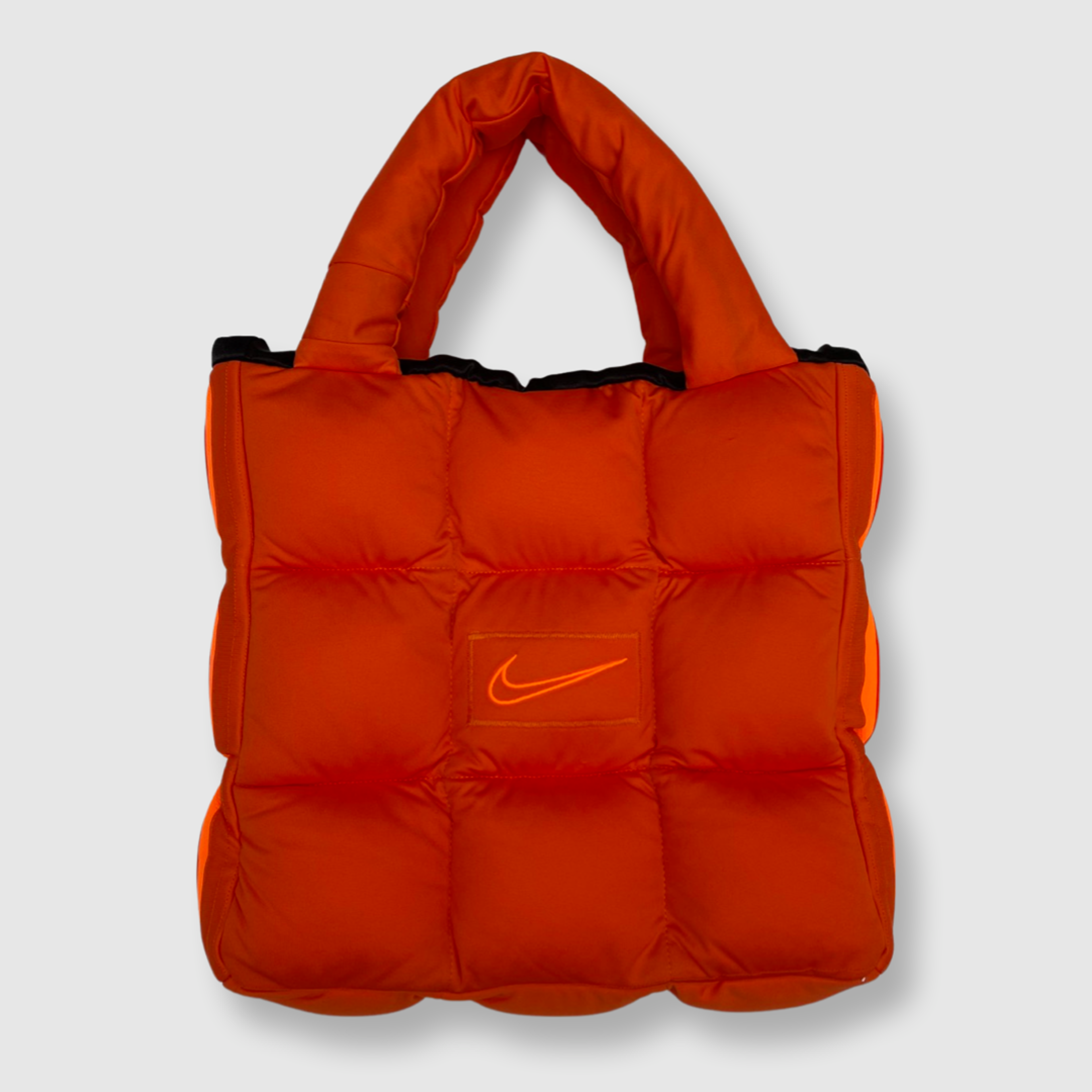 Boss Up Orange Puffer Bag