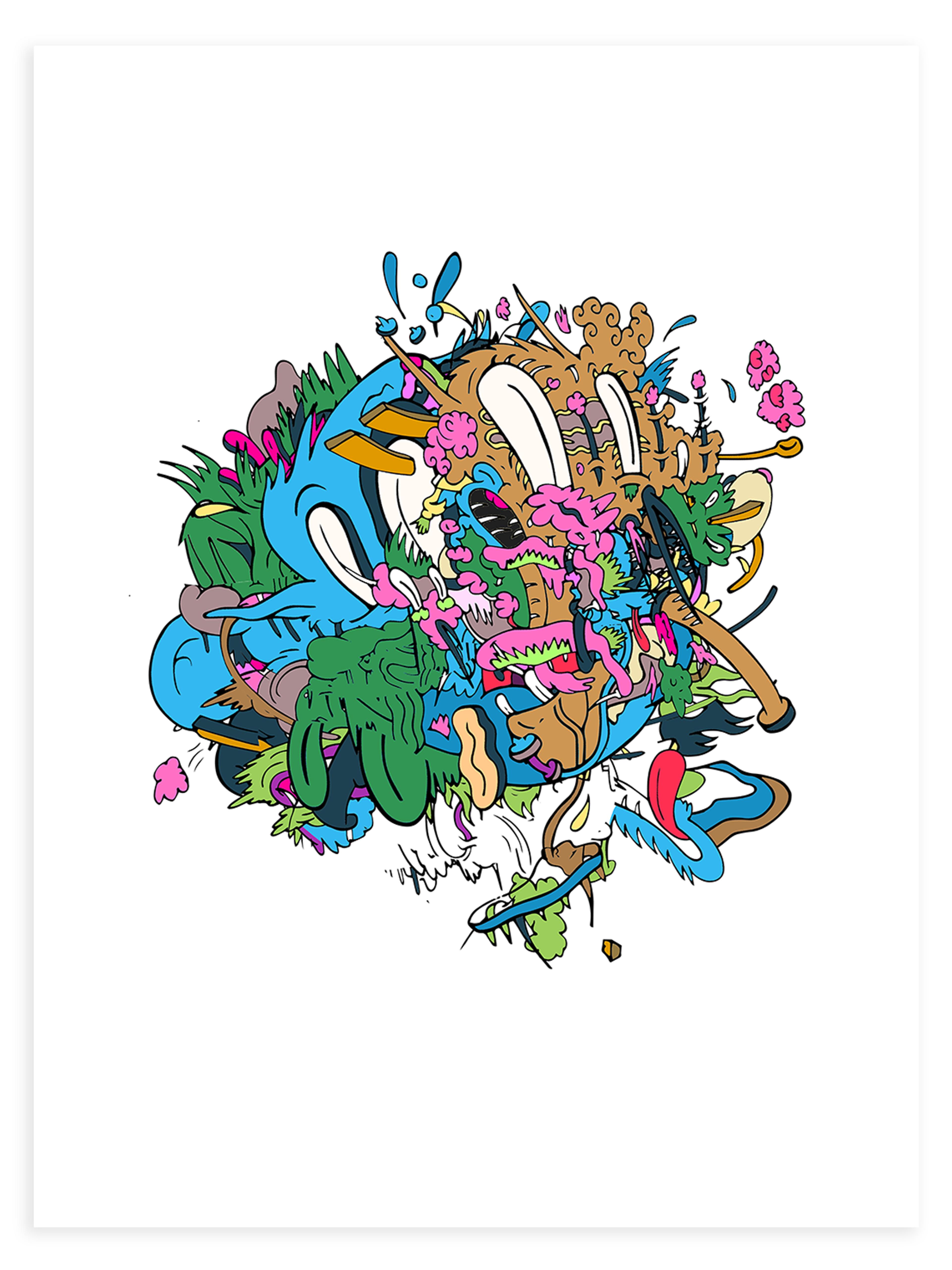 Limited Edition Print S/N "Little World Piece"