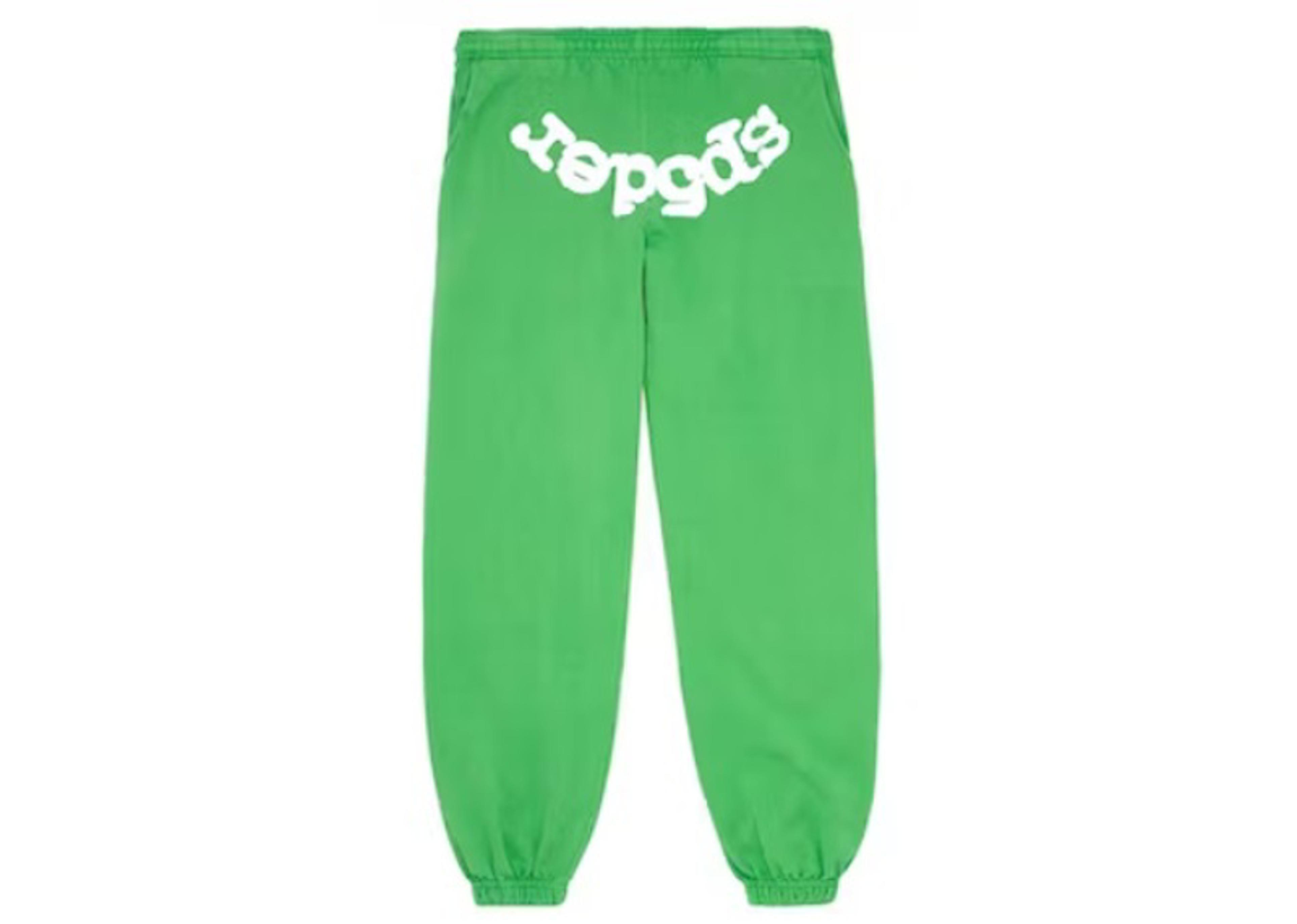 Sp5der Classic Sweatpants Slime Green