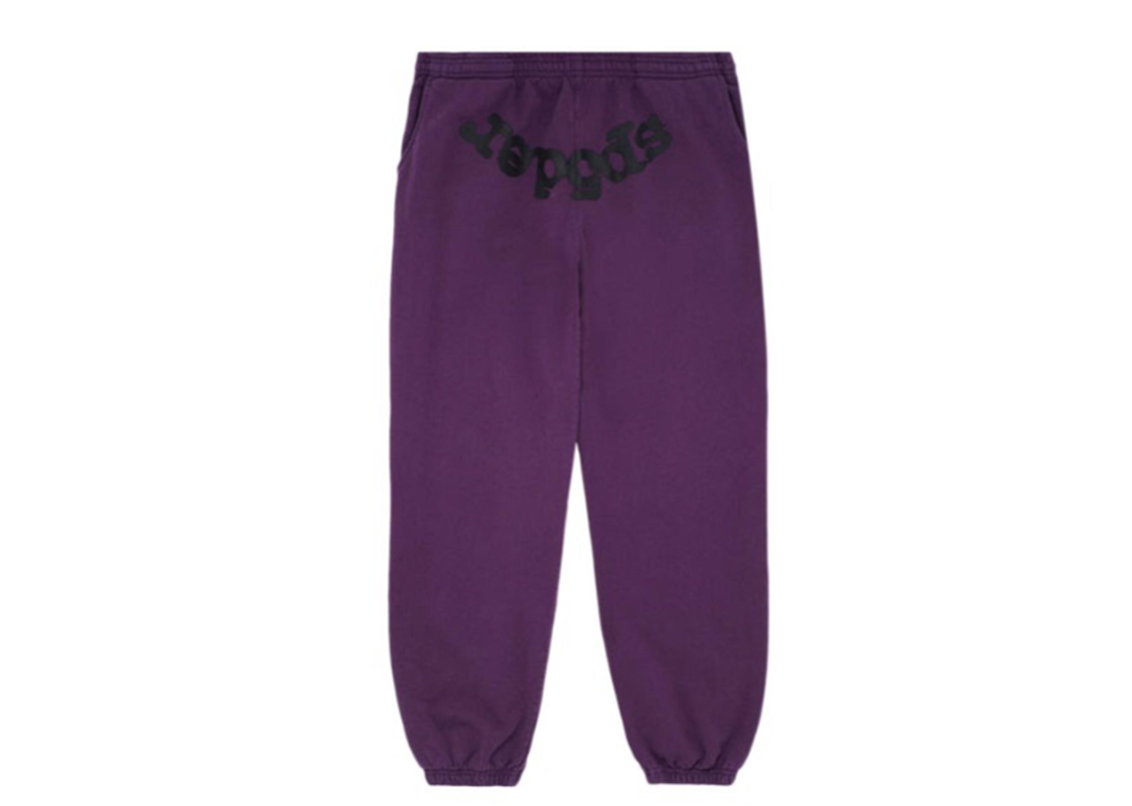 Sp5der Sweatpants Dark Purple