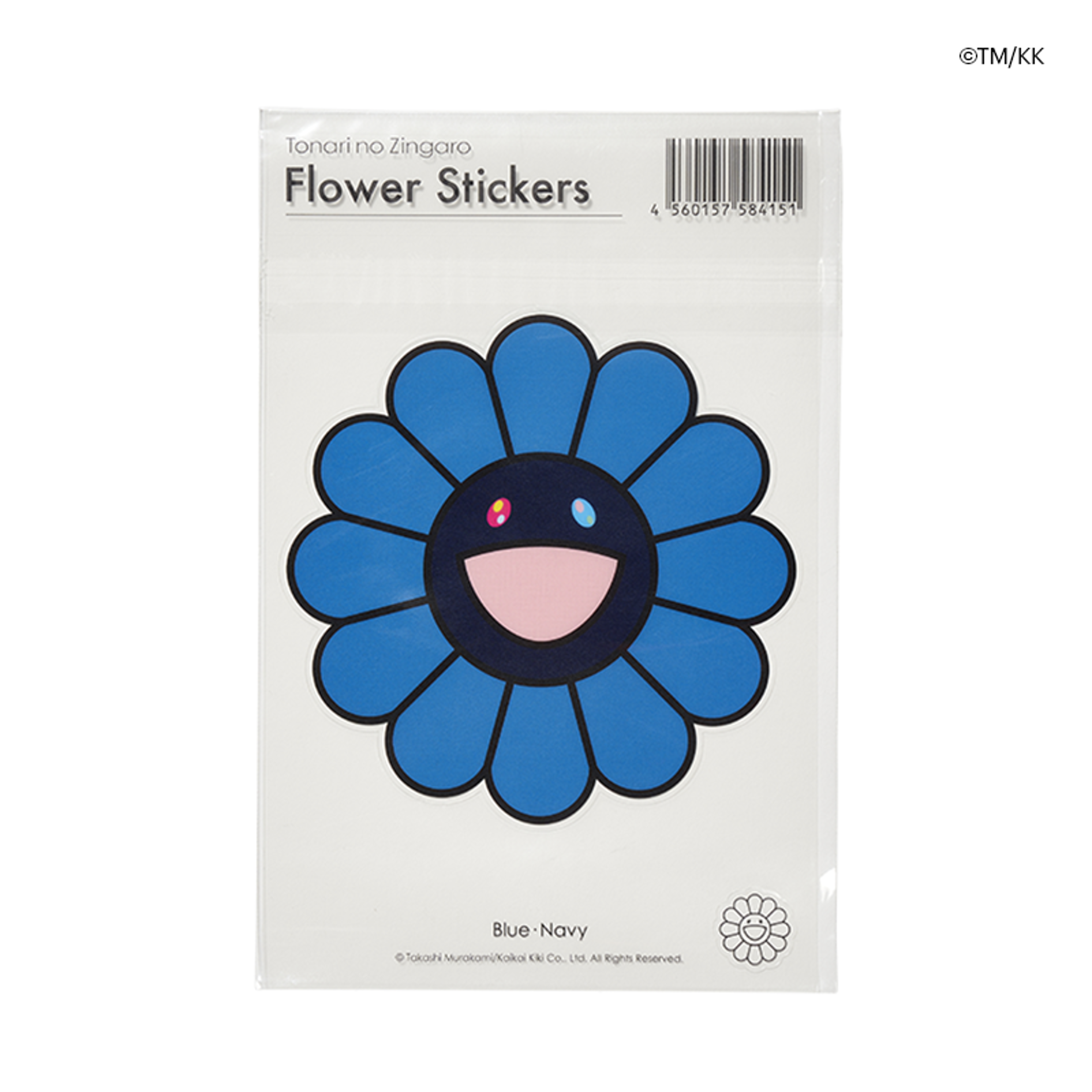 ©TM/KK Flower Stickers / Blue × Navy