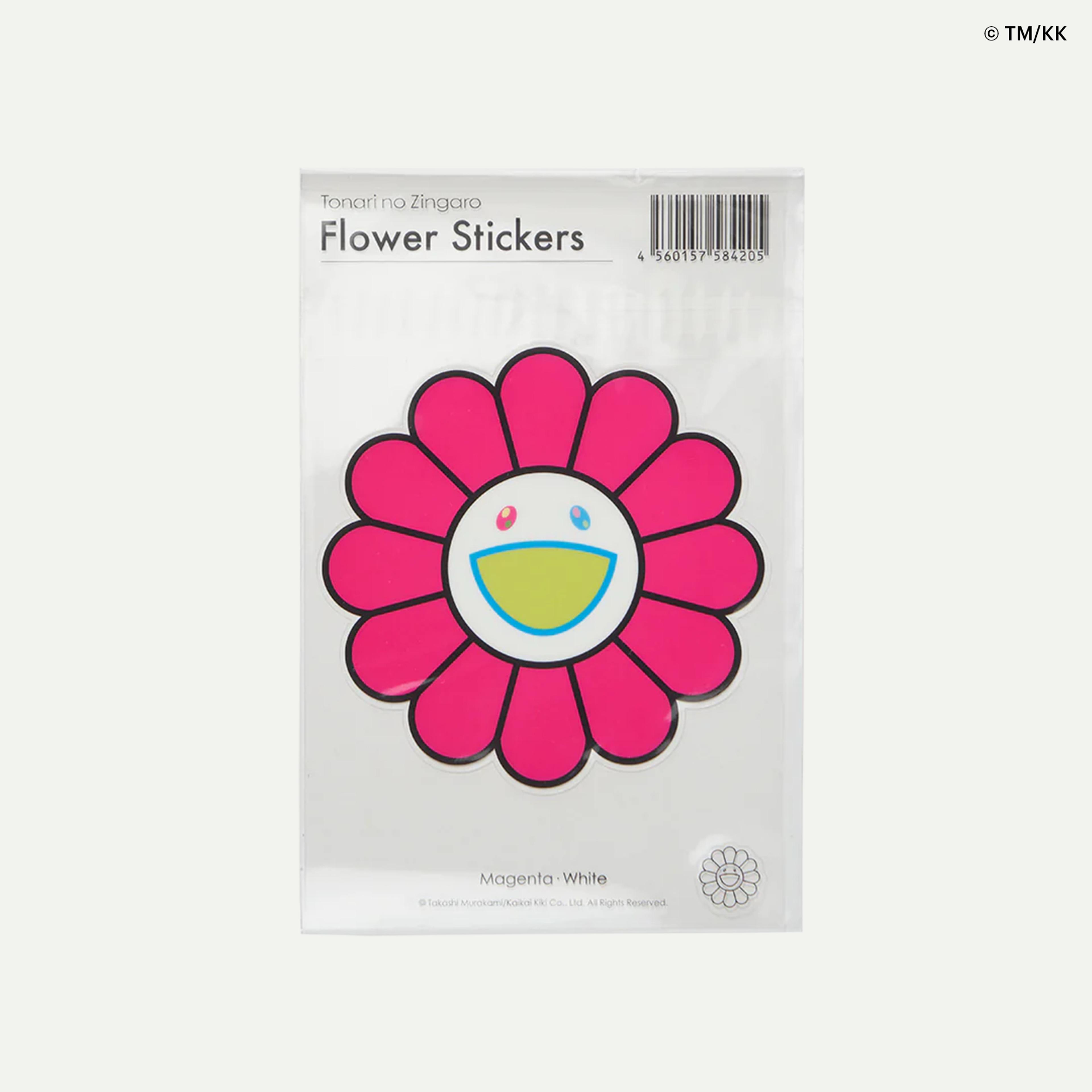 ©TM/KK Flower Stickers / Magenta × White