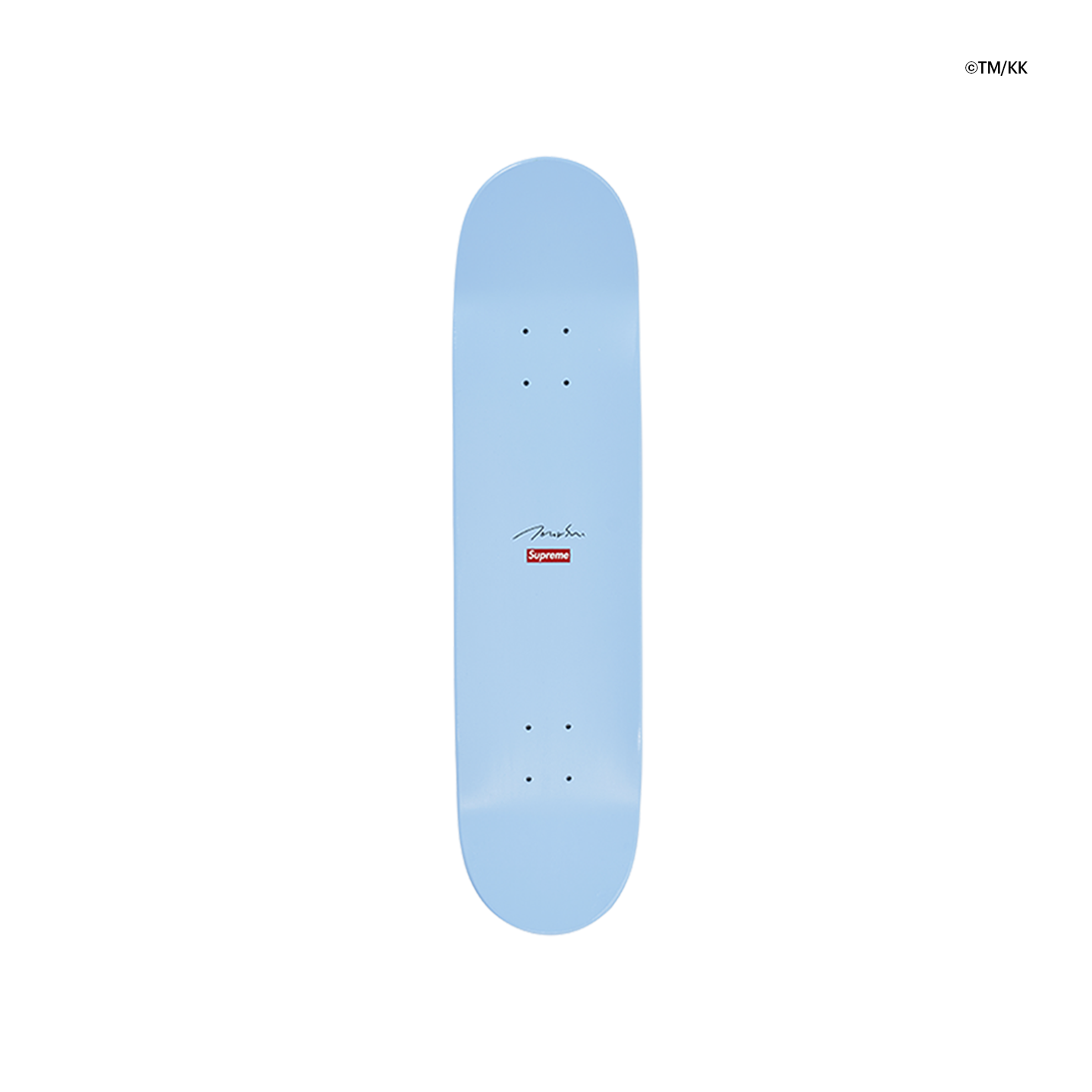 Alternate View 1 of Supreme x Takashi Murakami Shimon-kun Skateboard (Light Blue)