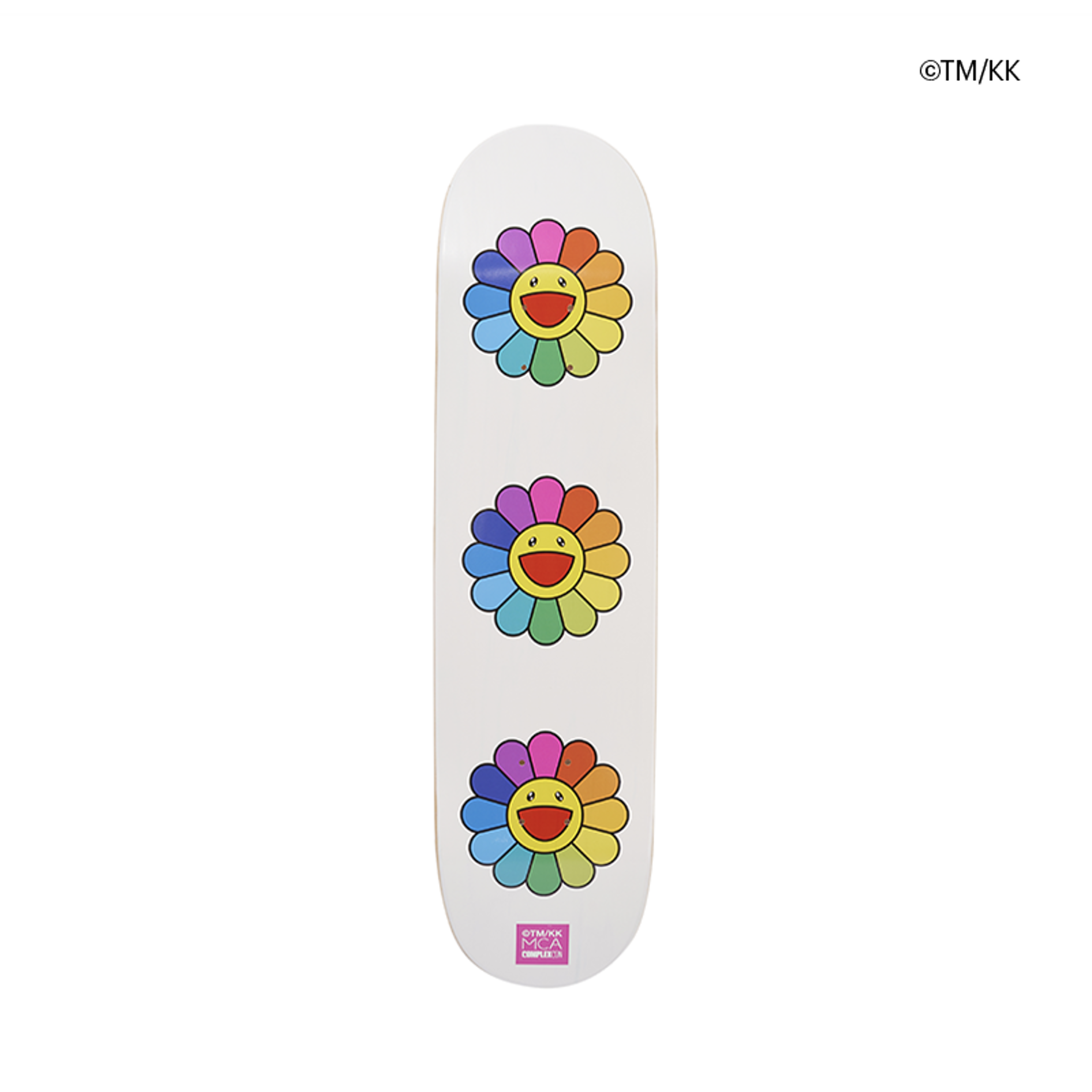 Flower 8.0 Skate Deck (White)